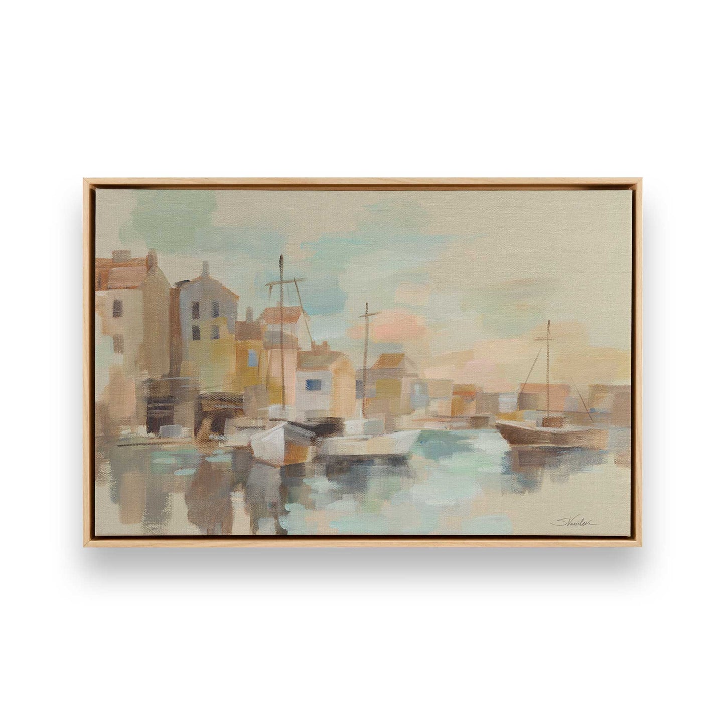 [Color:American Maple], Picture of art in a American Maple frame