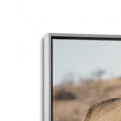 [Color:Polished Chrome], Picture of art in a Polished Chrome frame at an angle