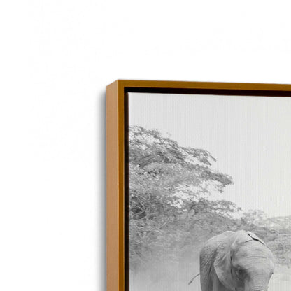 [Color:Polished Gold], Picture of art in a Polished Gold frame at an angle