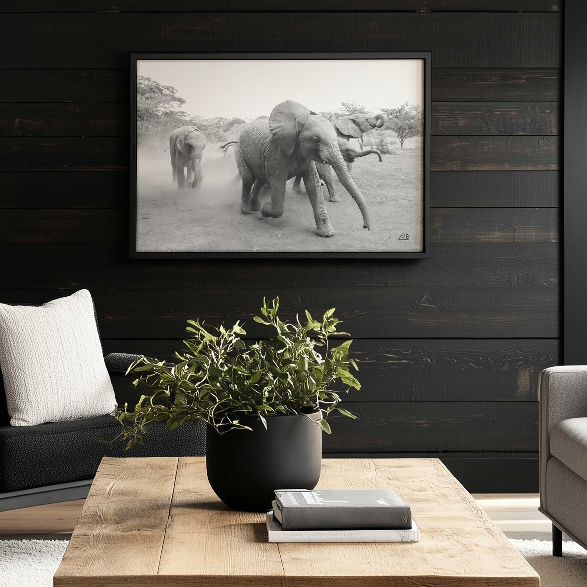 Picture of art in a room