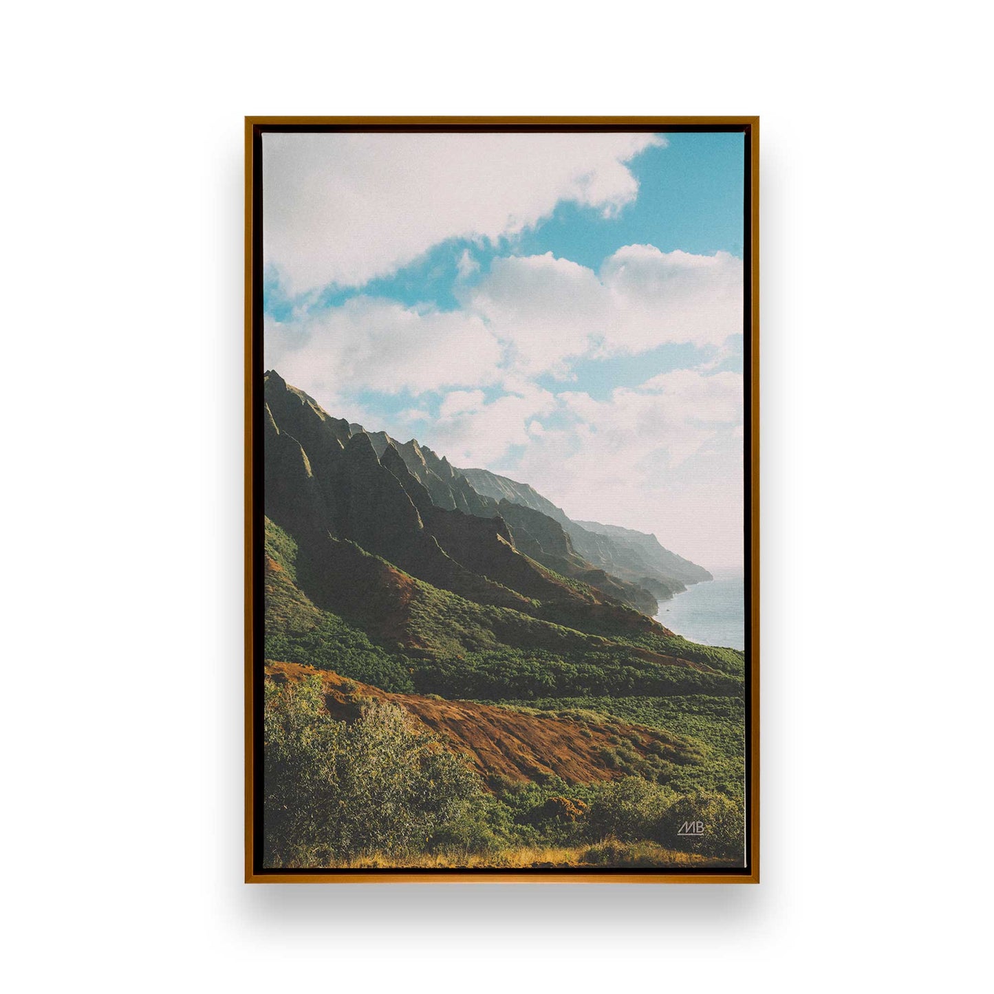 [Color:Polished Gold], Picture of art in a Polished Gold frame