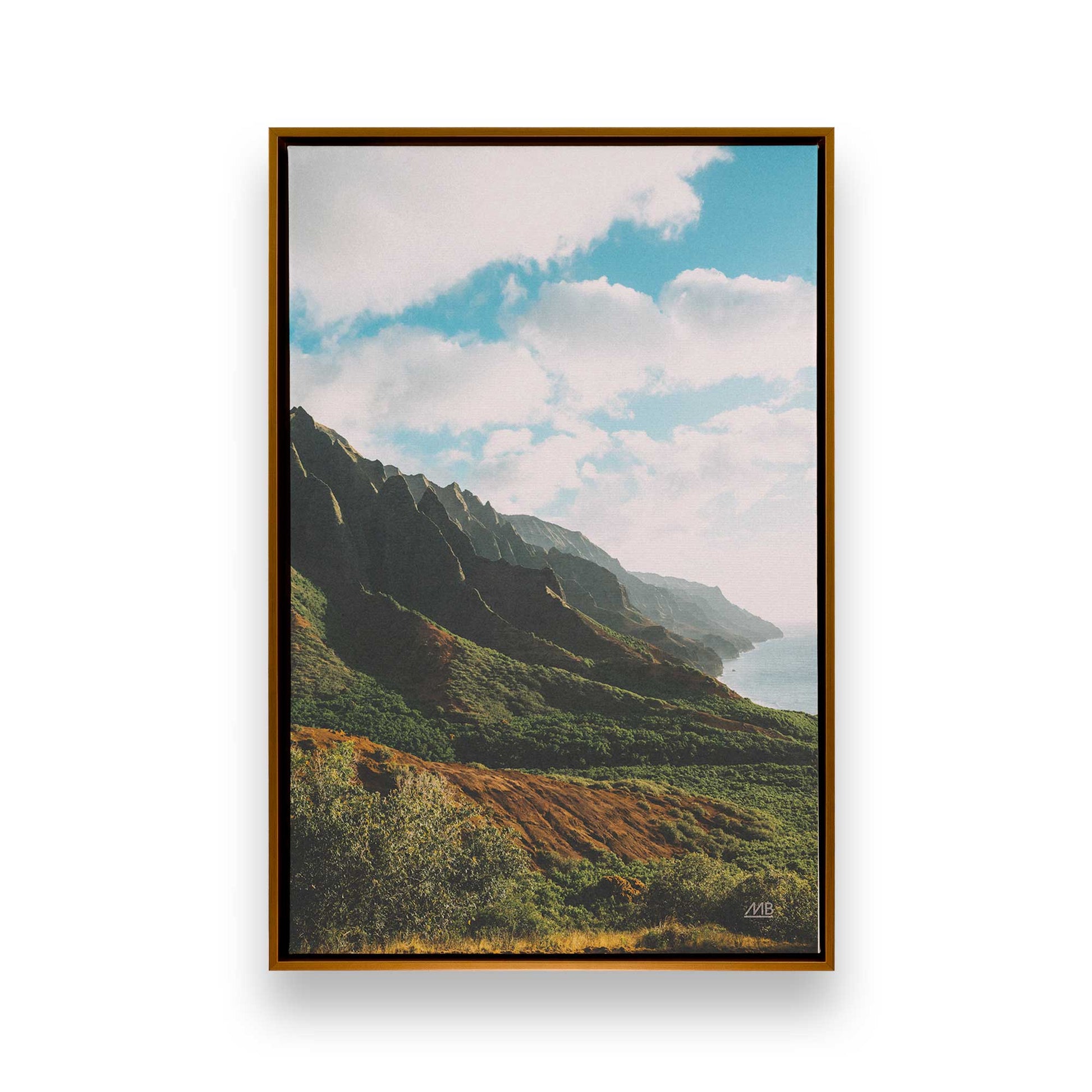 [Color:Polished Gold], Picture of art in a Polished Gold frame