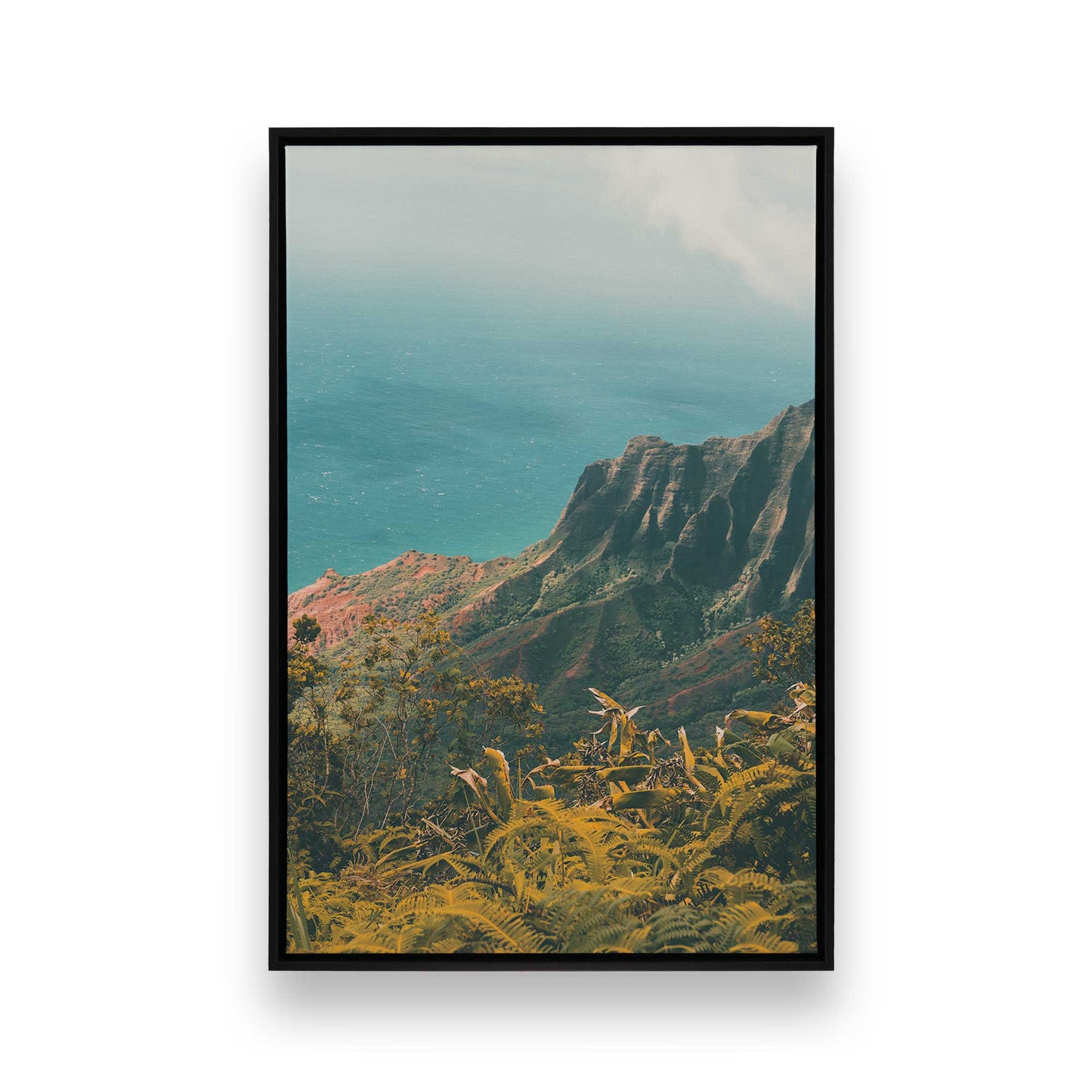 [Color:Satin Black], Picture of art in a Satin Black frame