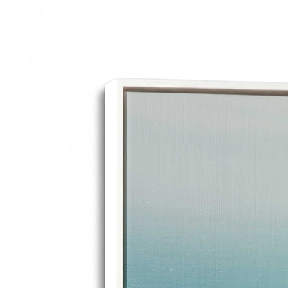[Color:Opaque White], Picture of art in a White frame at an angle