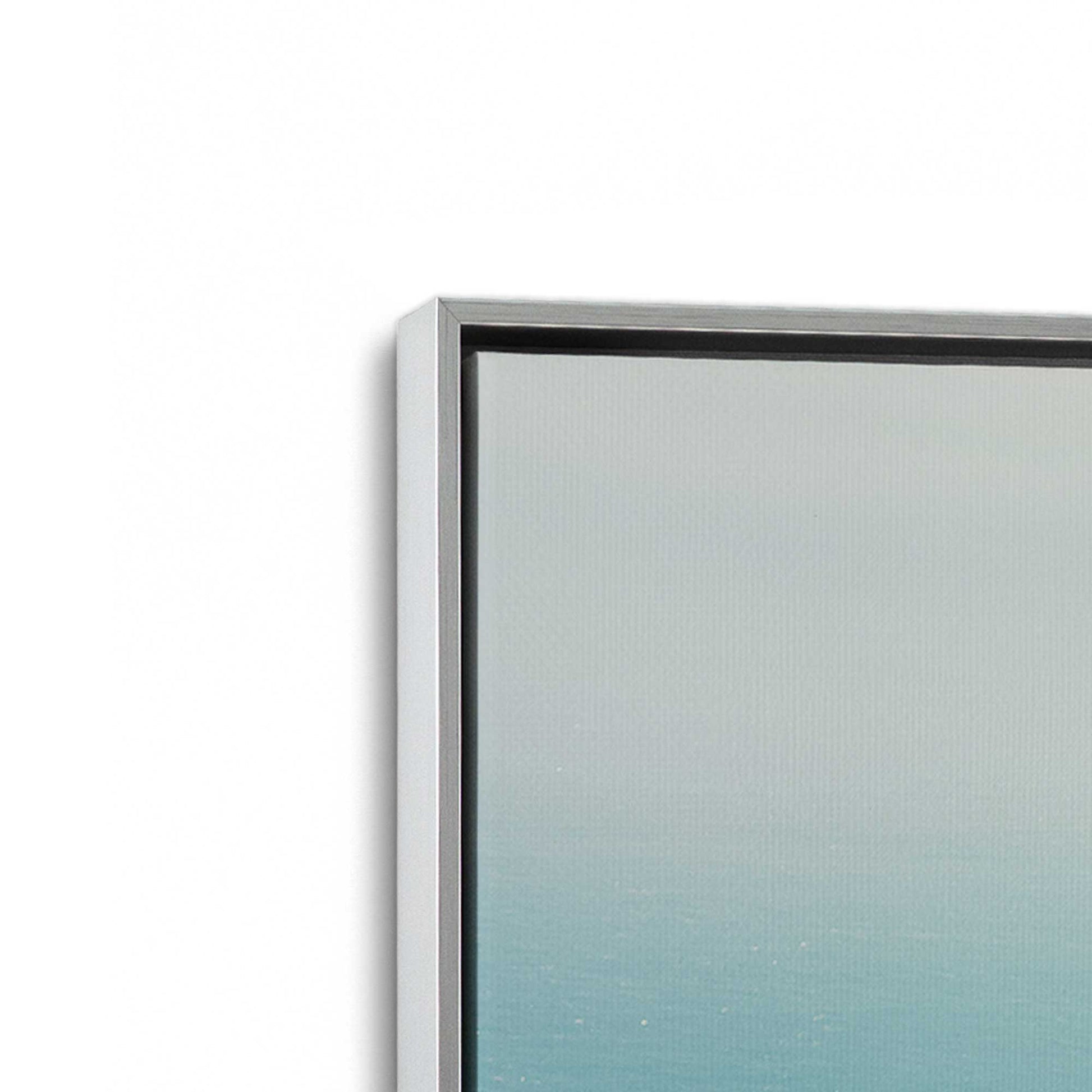 [Color:Polished Chrome], Picture of art in a Polished Chrome frame at an angle