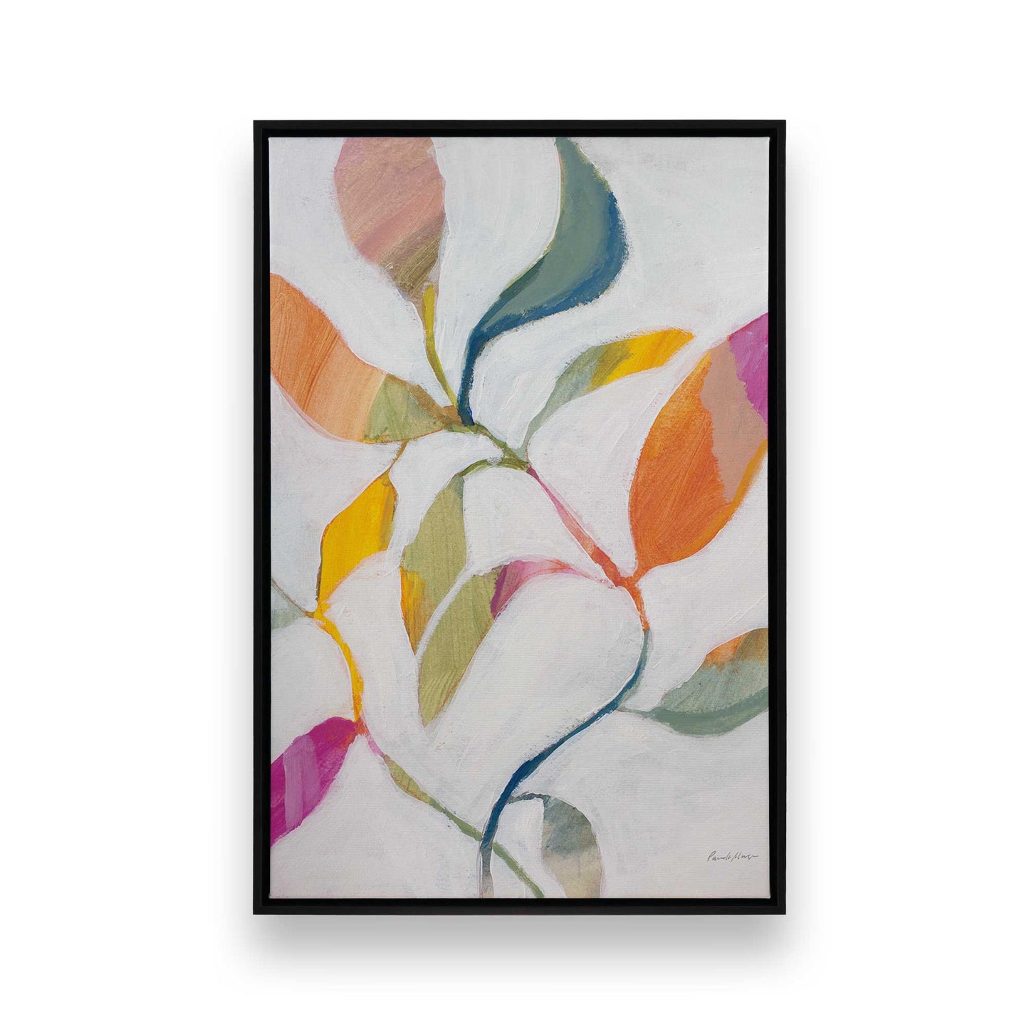 [Color:Satin Black], Picture of art in a Satin Black frame