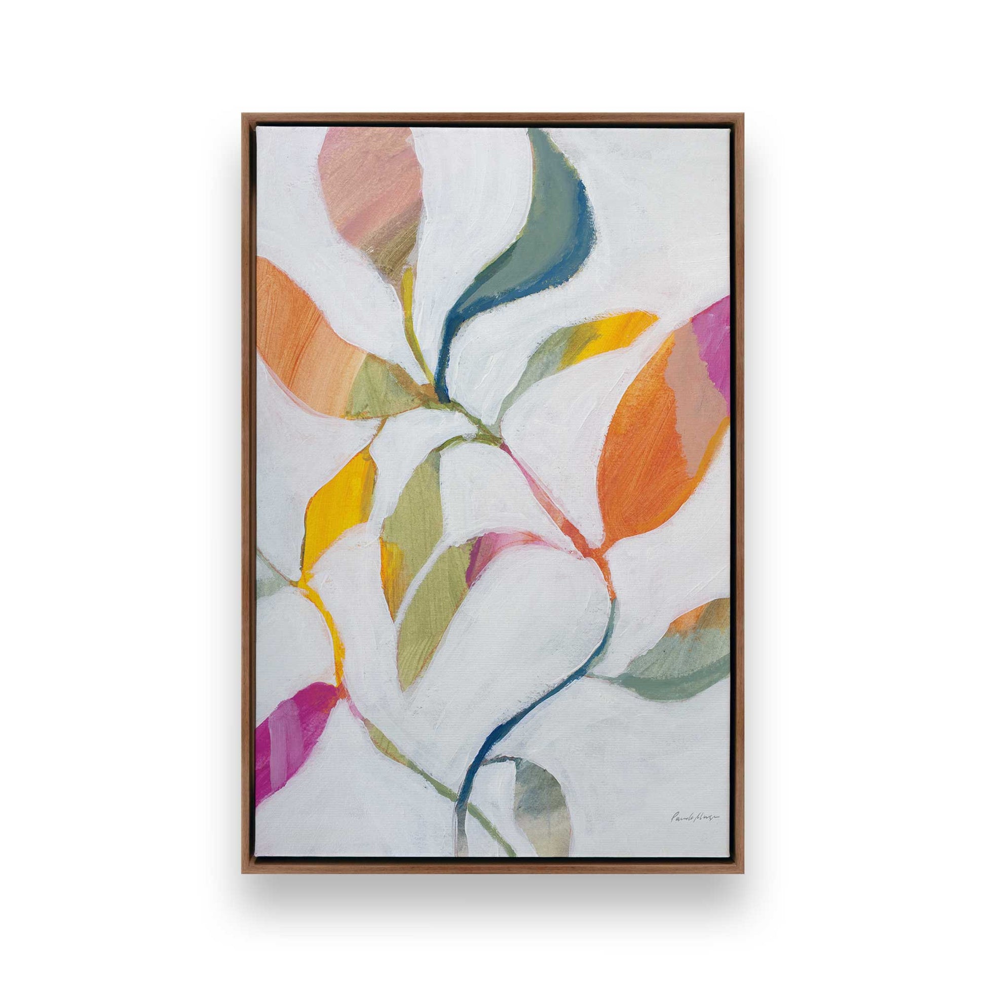 [Color:Walnut], Picture of art in a Walnut frame