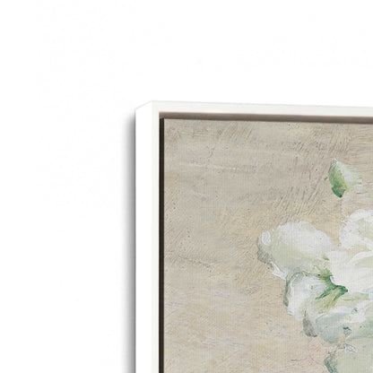 [Color:Opaque White], Picture of art in a White frame at an angle