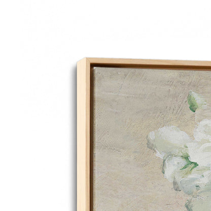 [Color:American Maple], Picture of art in a American Maple frame at an angle