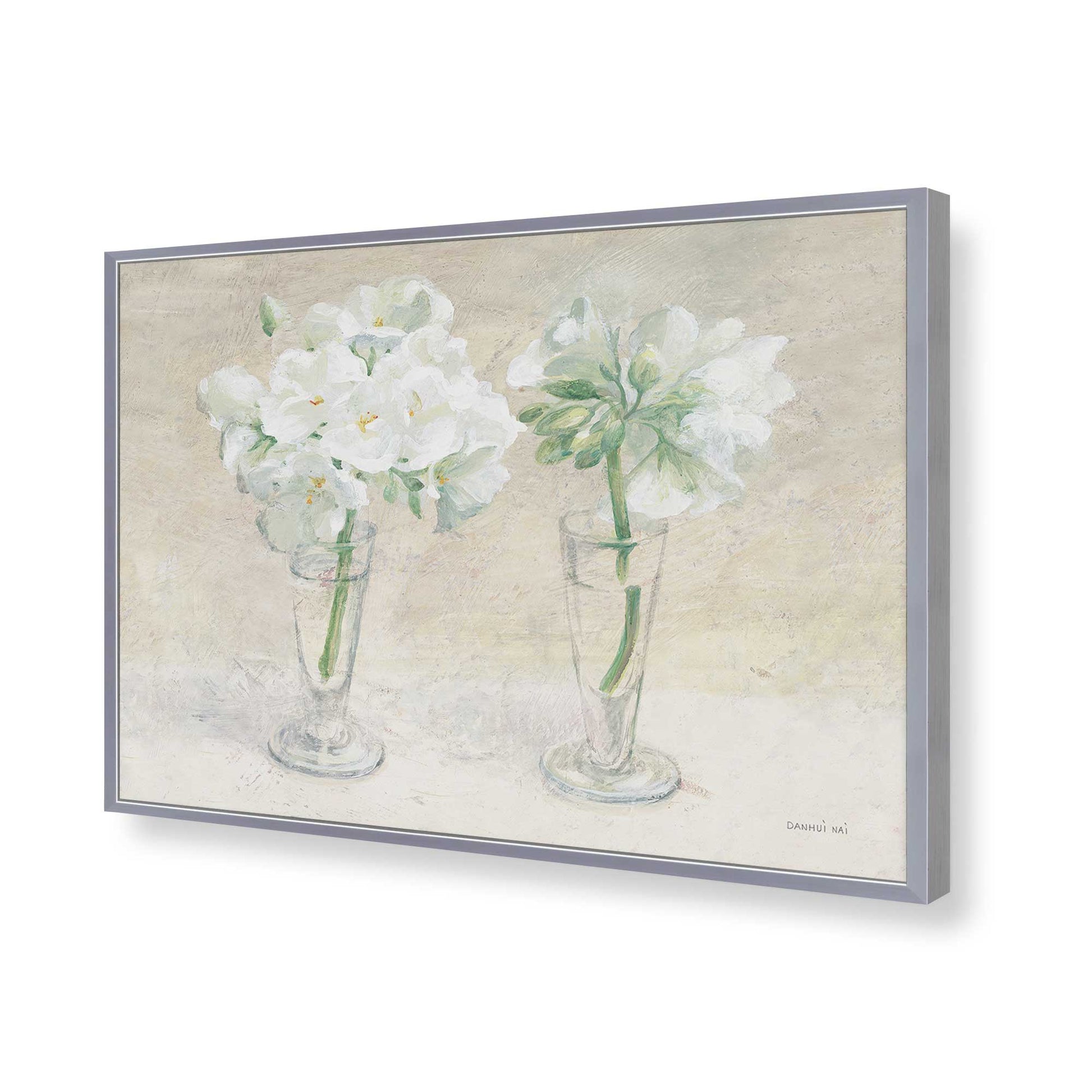 [Color:Polished Chrome], Picture of art in a Polished Chrome frame of the corner