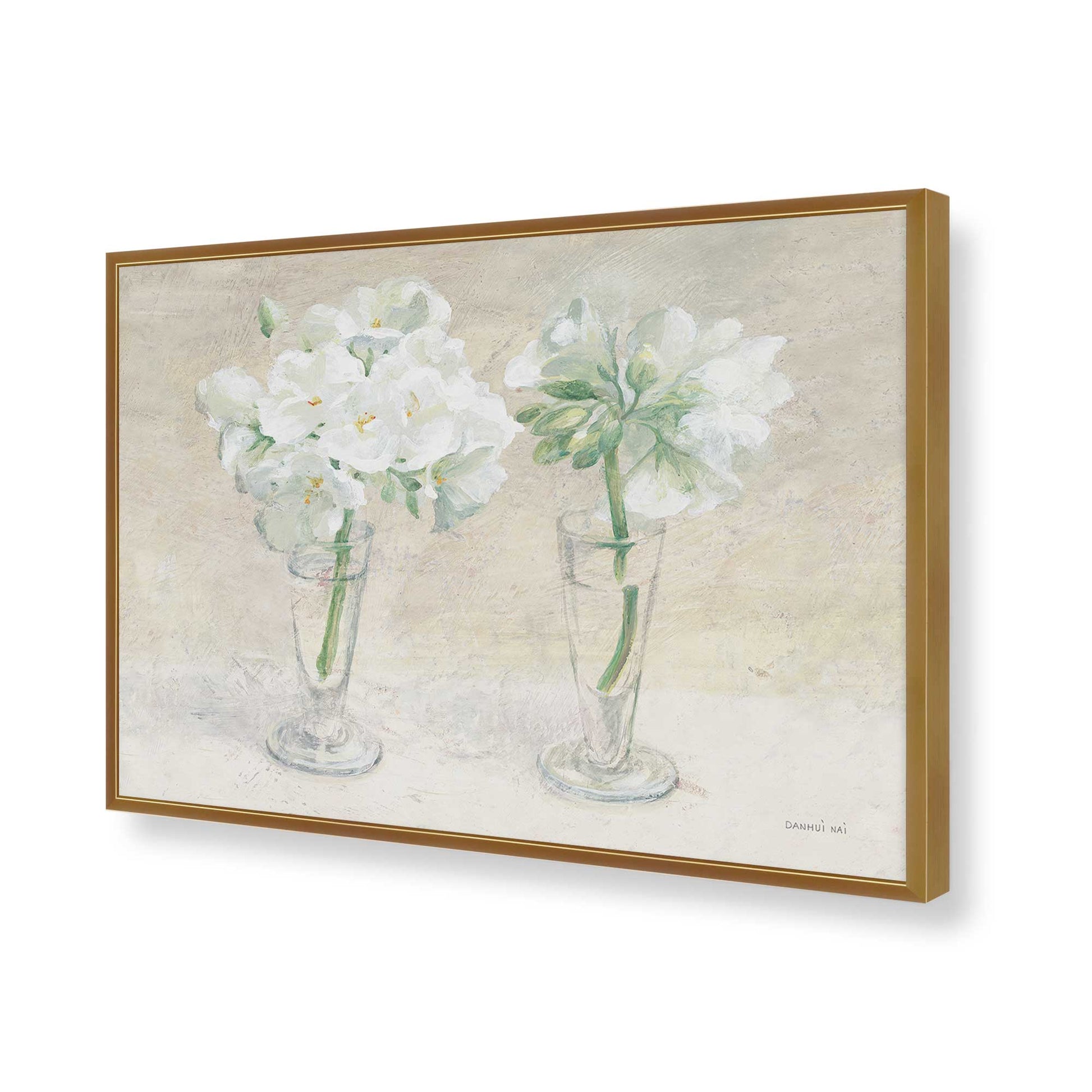 [Color:Polished Gold], Picture of art in a Polished Gold frame of the corner
