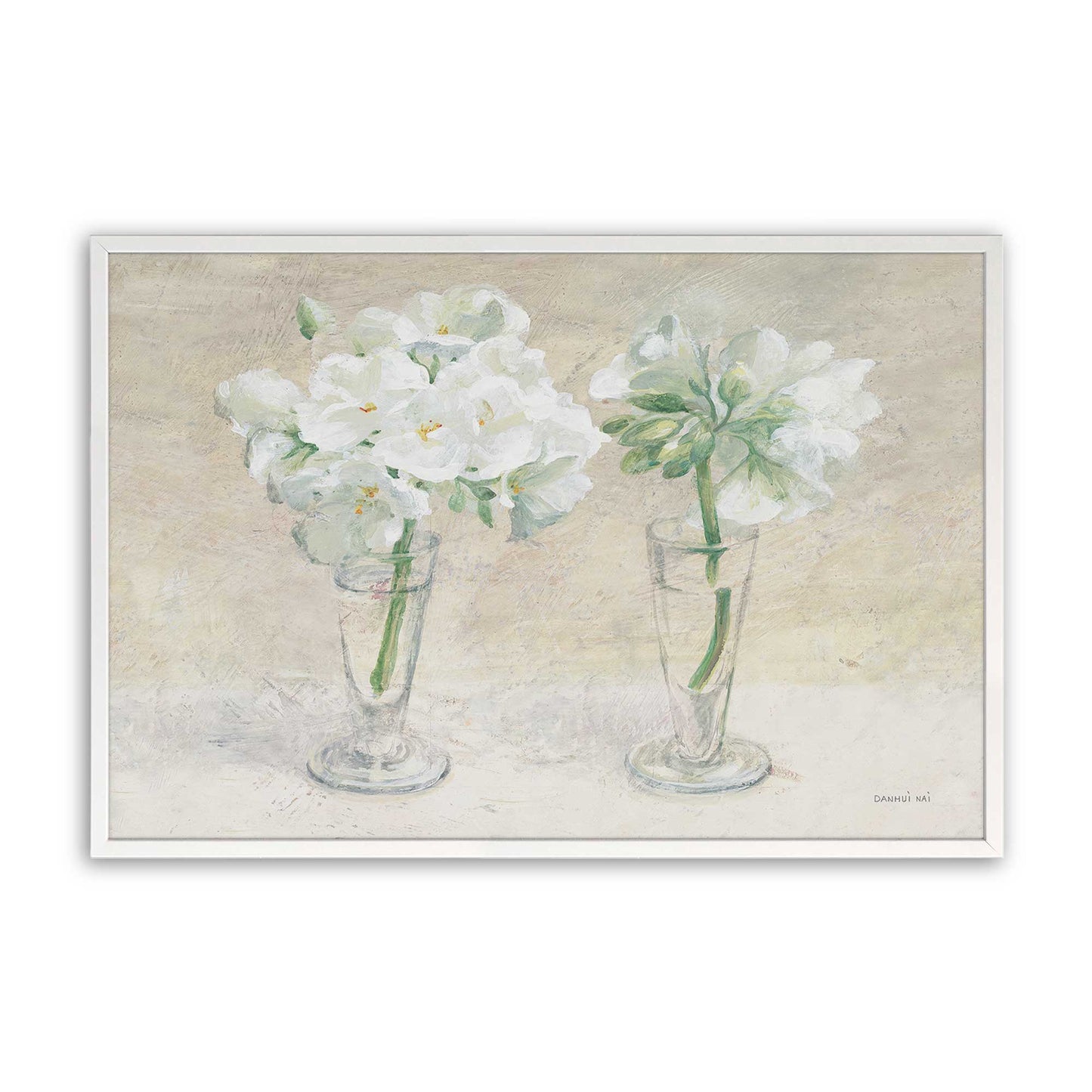 [Color:Opaque White], Picture of art in a Opaque White frame