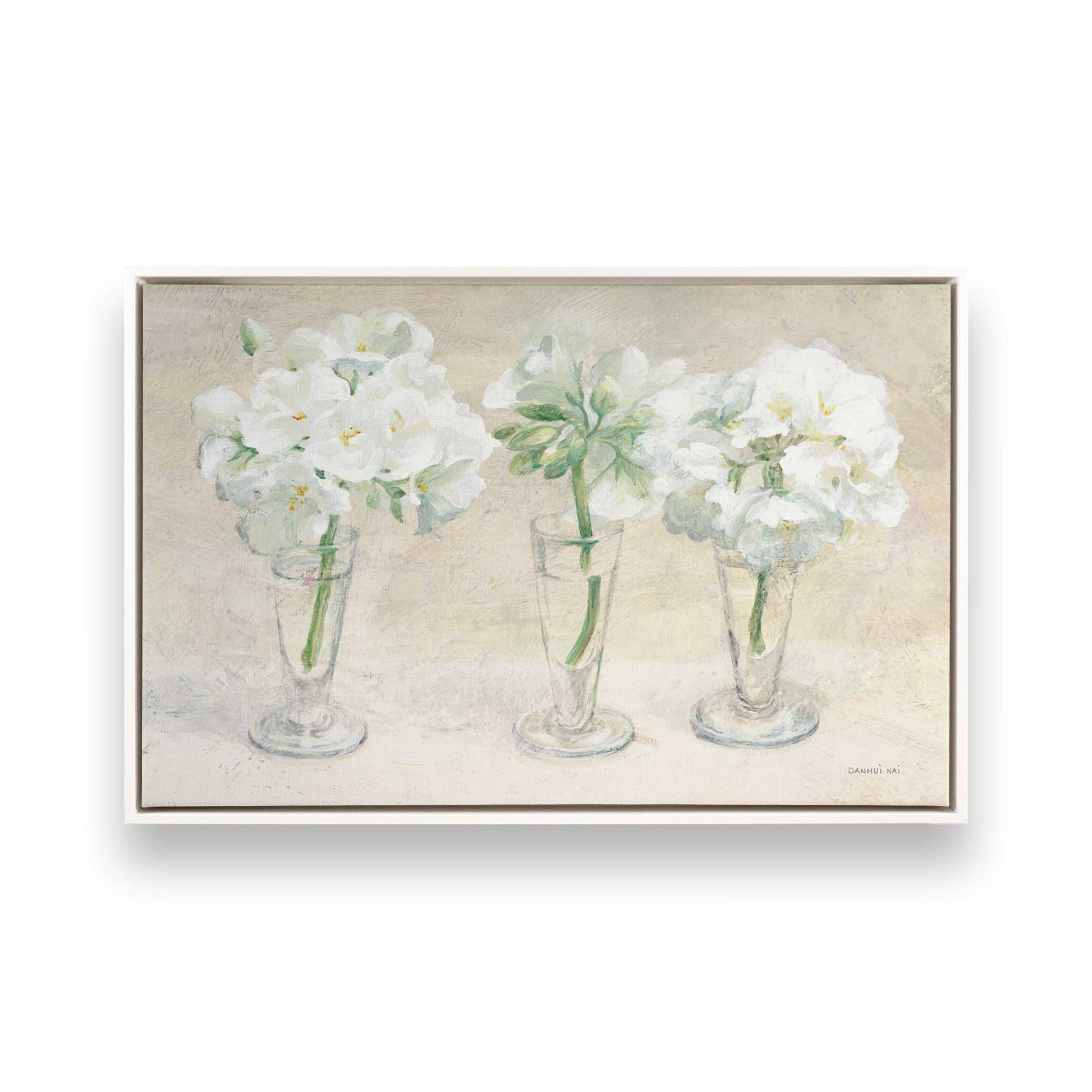 [Color:Opaque White], Picture of art in a White frame