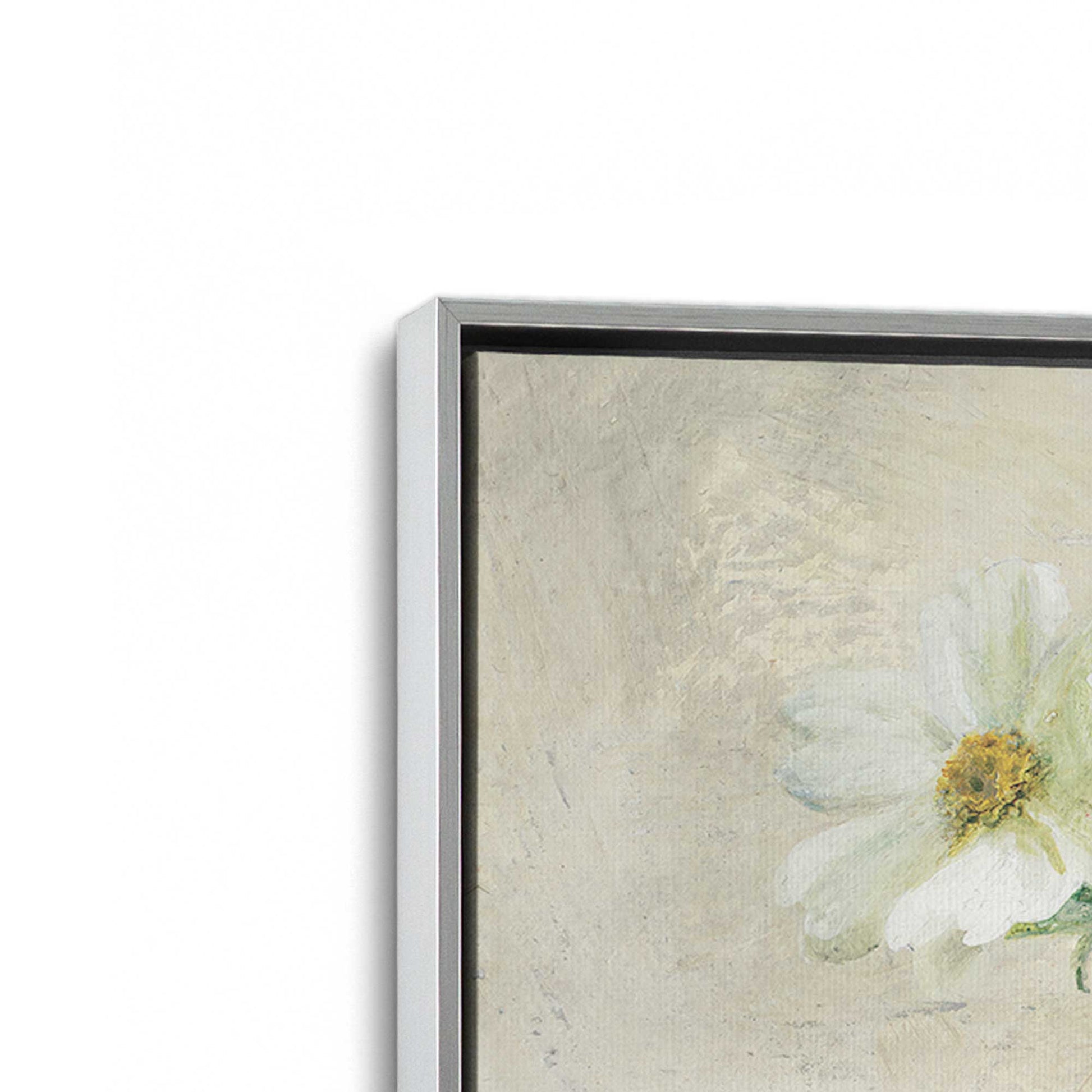 [Color:Polished Chrome], Picture of art in a Polished Chrome frame at an angle