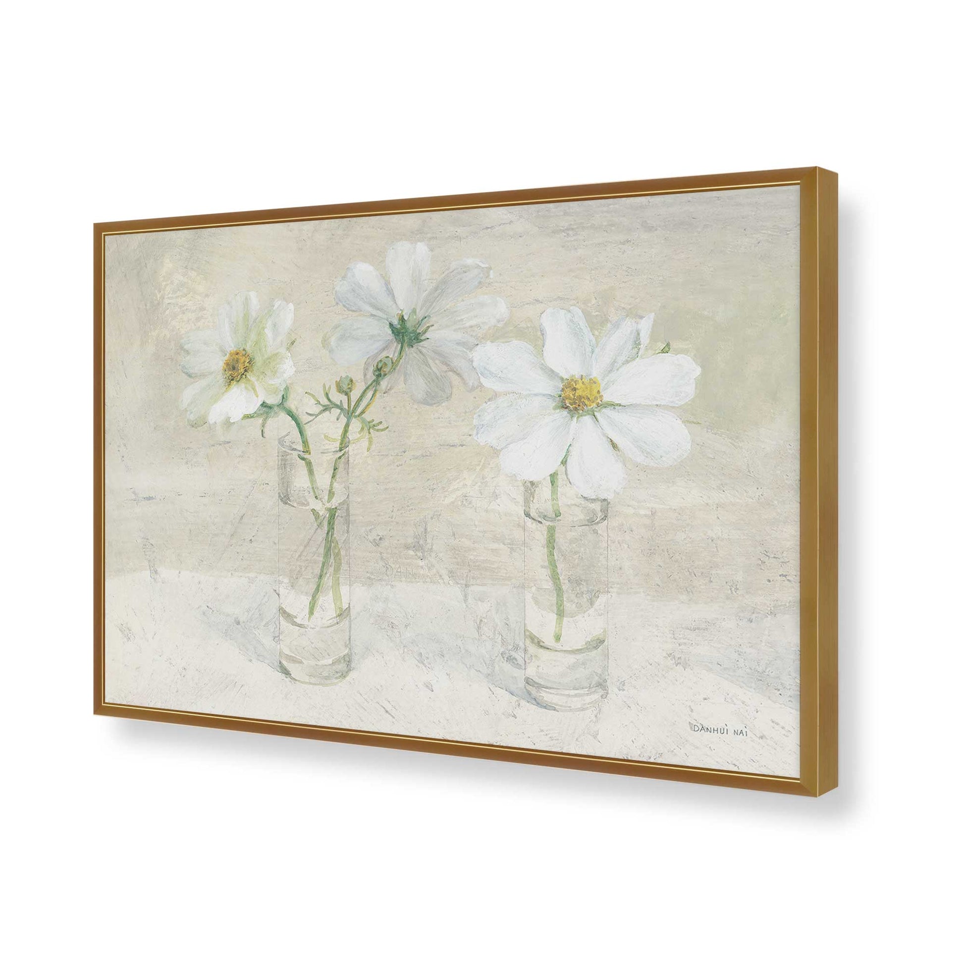 [Color:Polished Gold], Picture of art in a Polished Gold frame of the corner