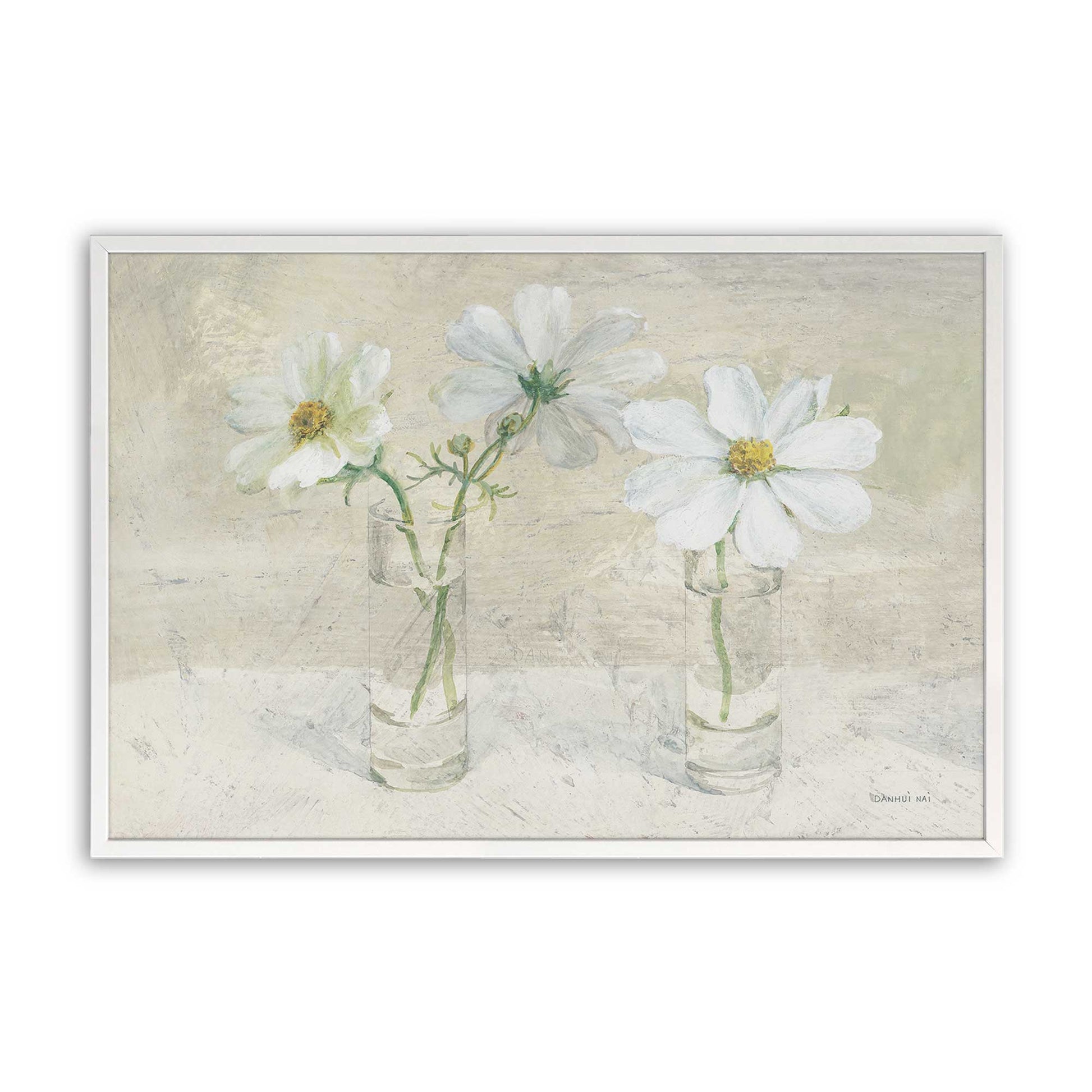 [Color:Opaque White], Picture of art in a Opaque White frame