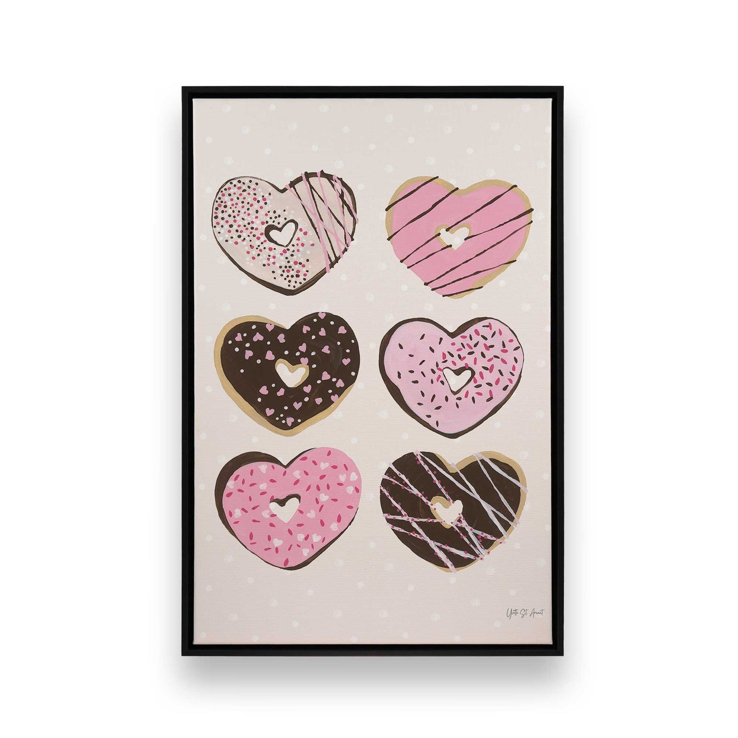 [Color:Satin Black], Picture of art in a Satin Black frame