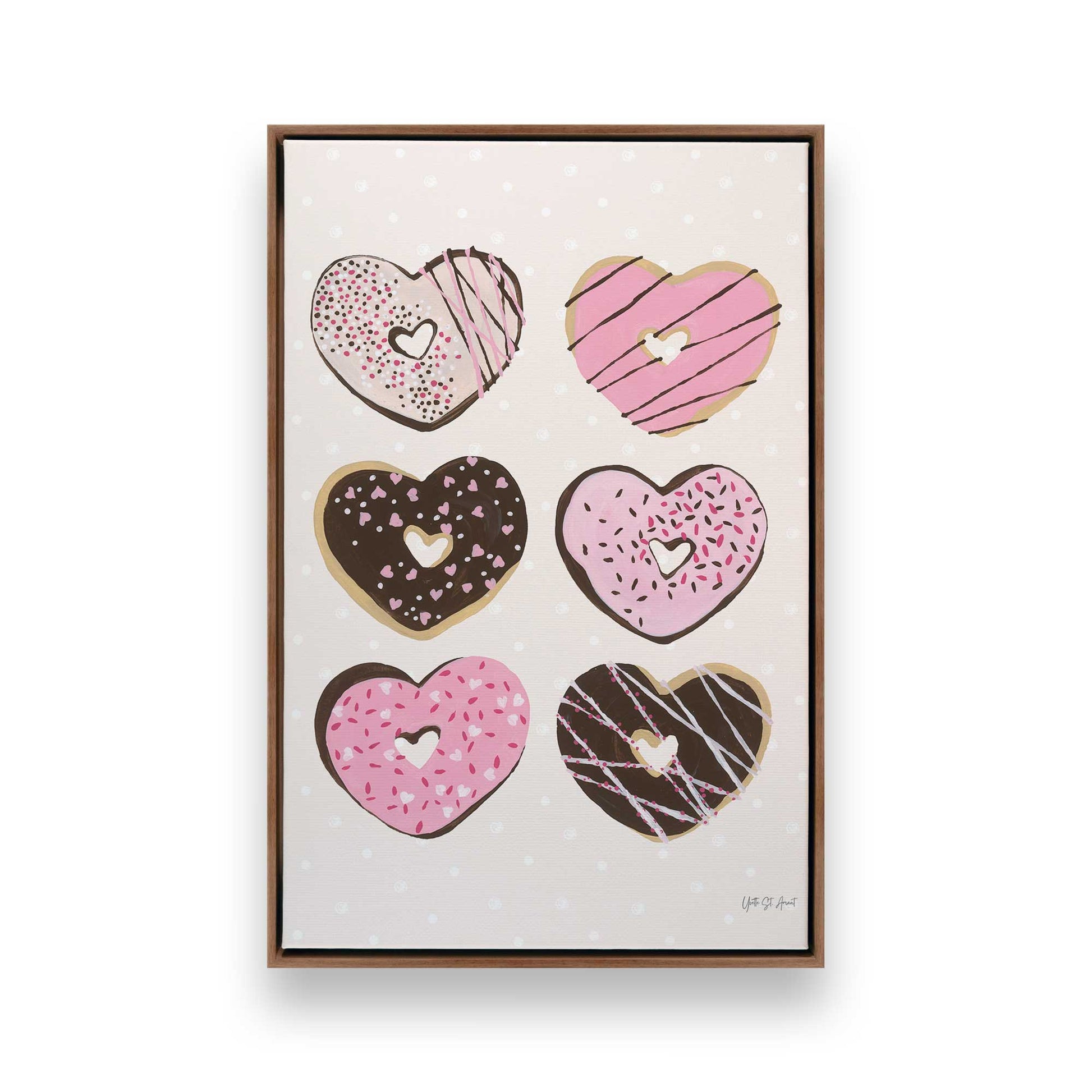 [Color:Walnut], Picture of art in a Walnut frame