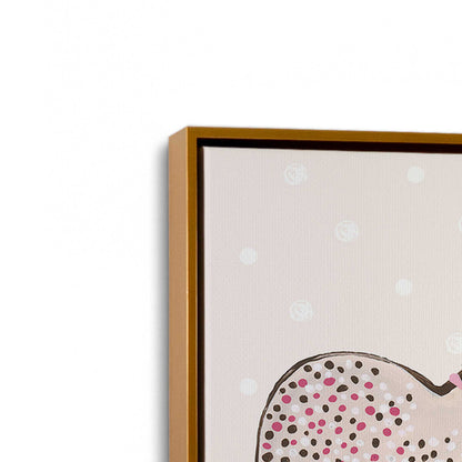 [Color:Polished Gold], Picture of art in a Polished Gold frame at an angle