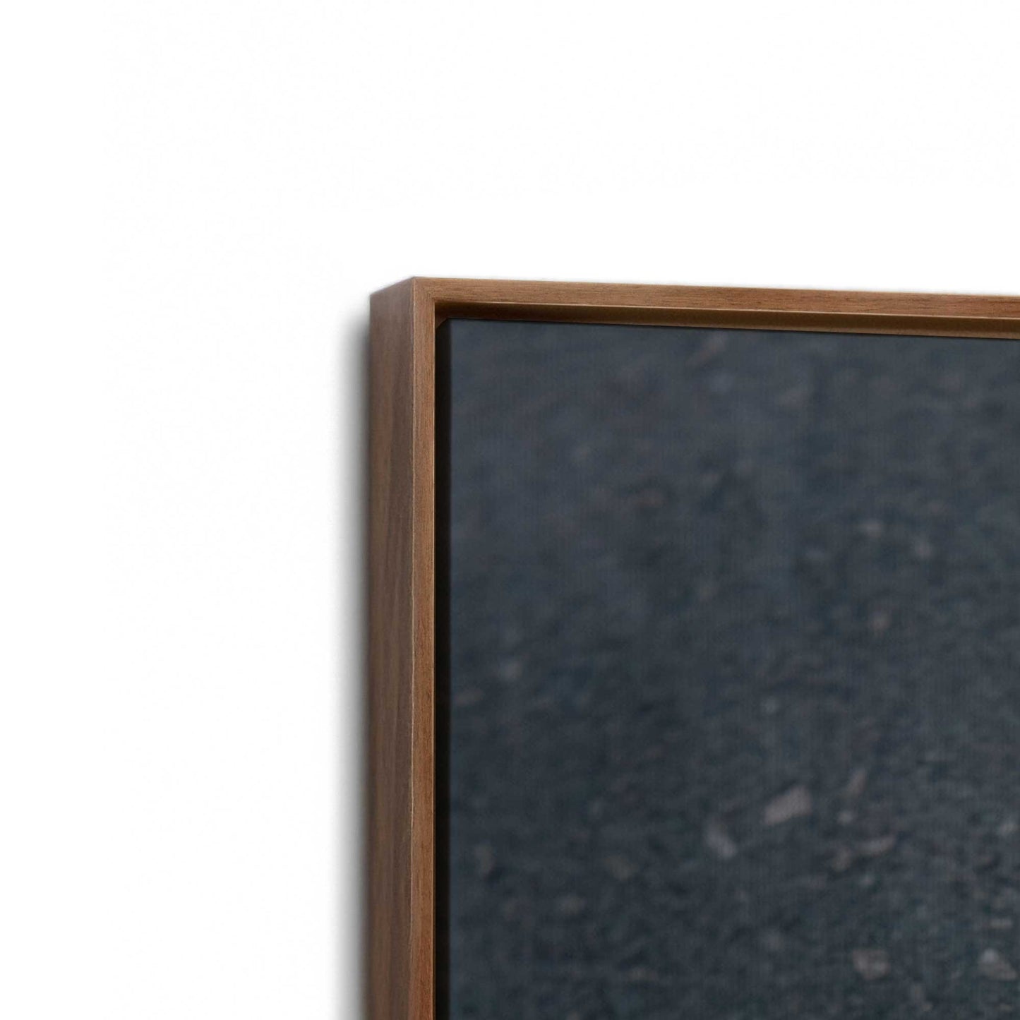 [Color:Walnut], Picture of art in a Walnut frame at an angle