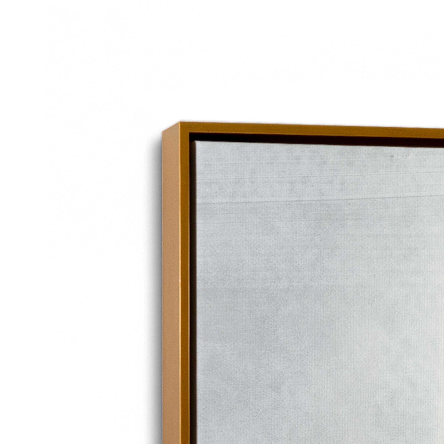 [Color:Polished Gold], Picture of art in a Polished Gold frame at an angle