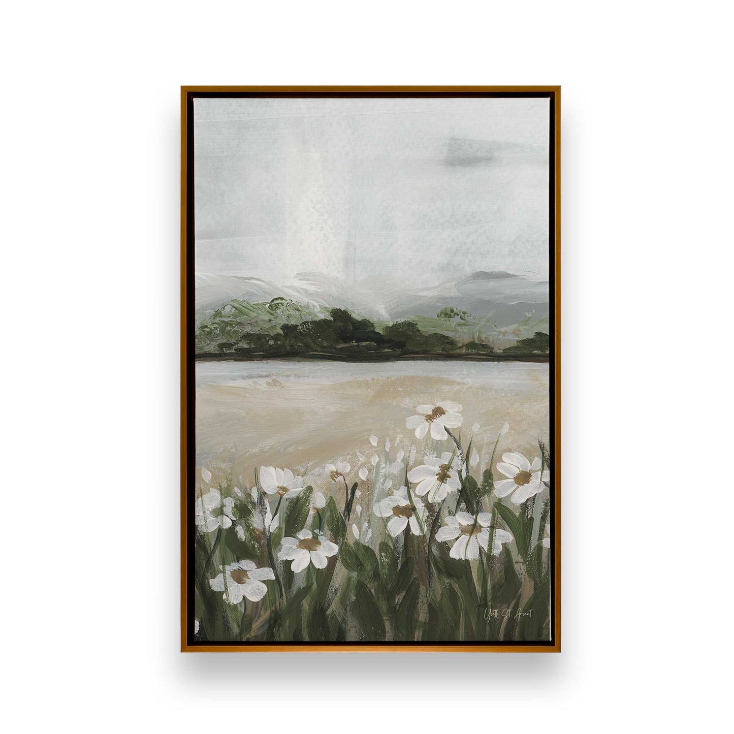 [Color:Polished Gold], Picture of art in a Polished Gold frame