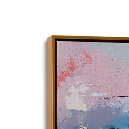 [Color:Polished Gold], Picture of art in a Polished Gold frame at an angle