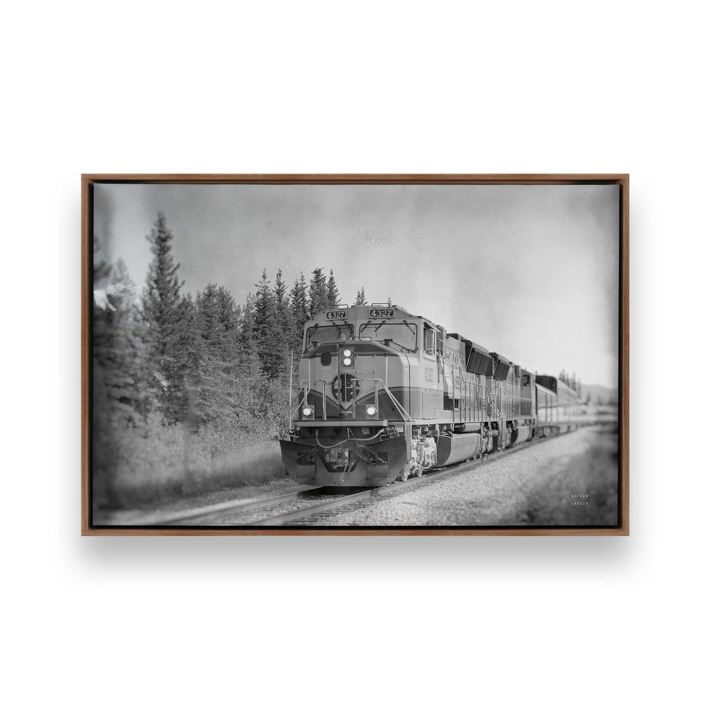 [Color:Walnut], Picture of art in a Walnut frame