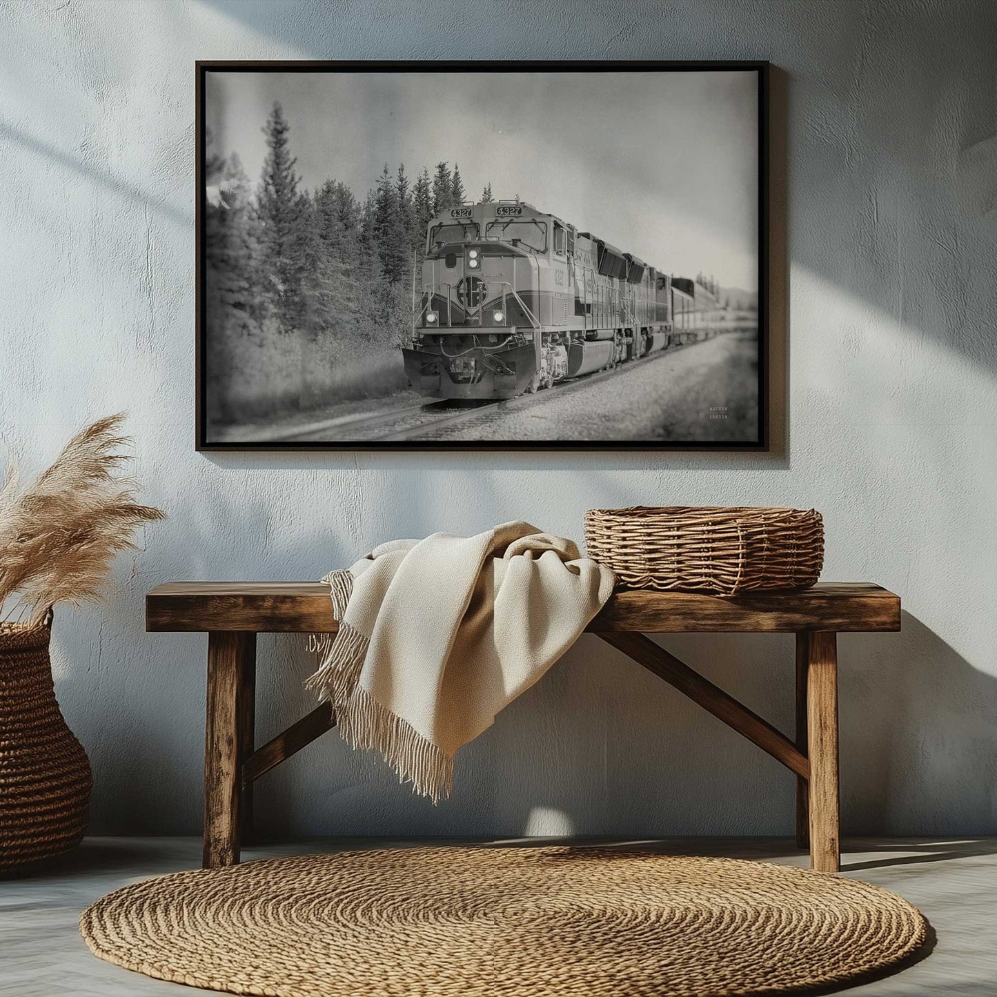 Picture of art in a room