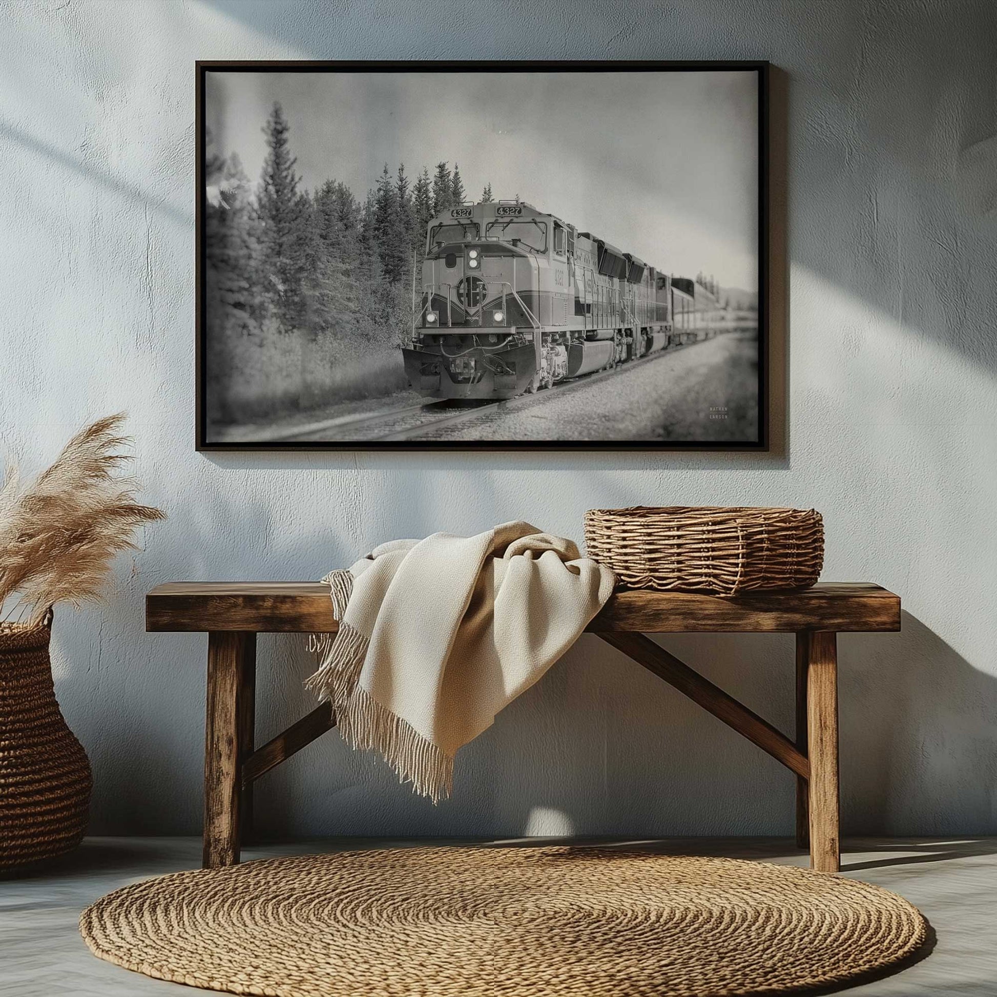 Picture of art in a room