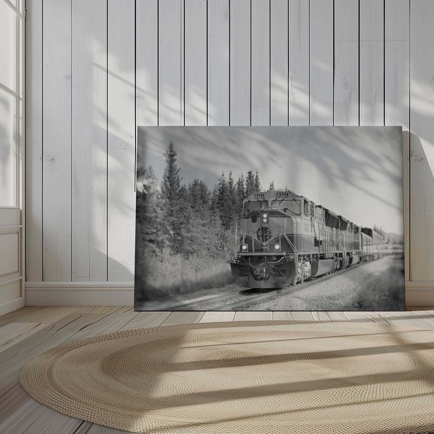 Picture of art in a room