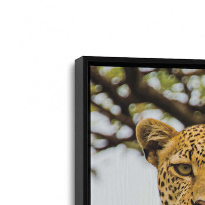 [Color:Satin Black], Picture of art in a Satin Black frame at an angle