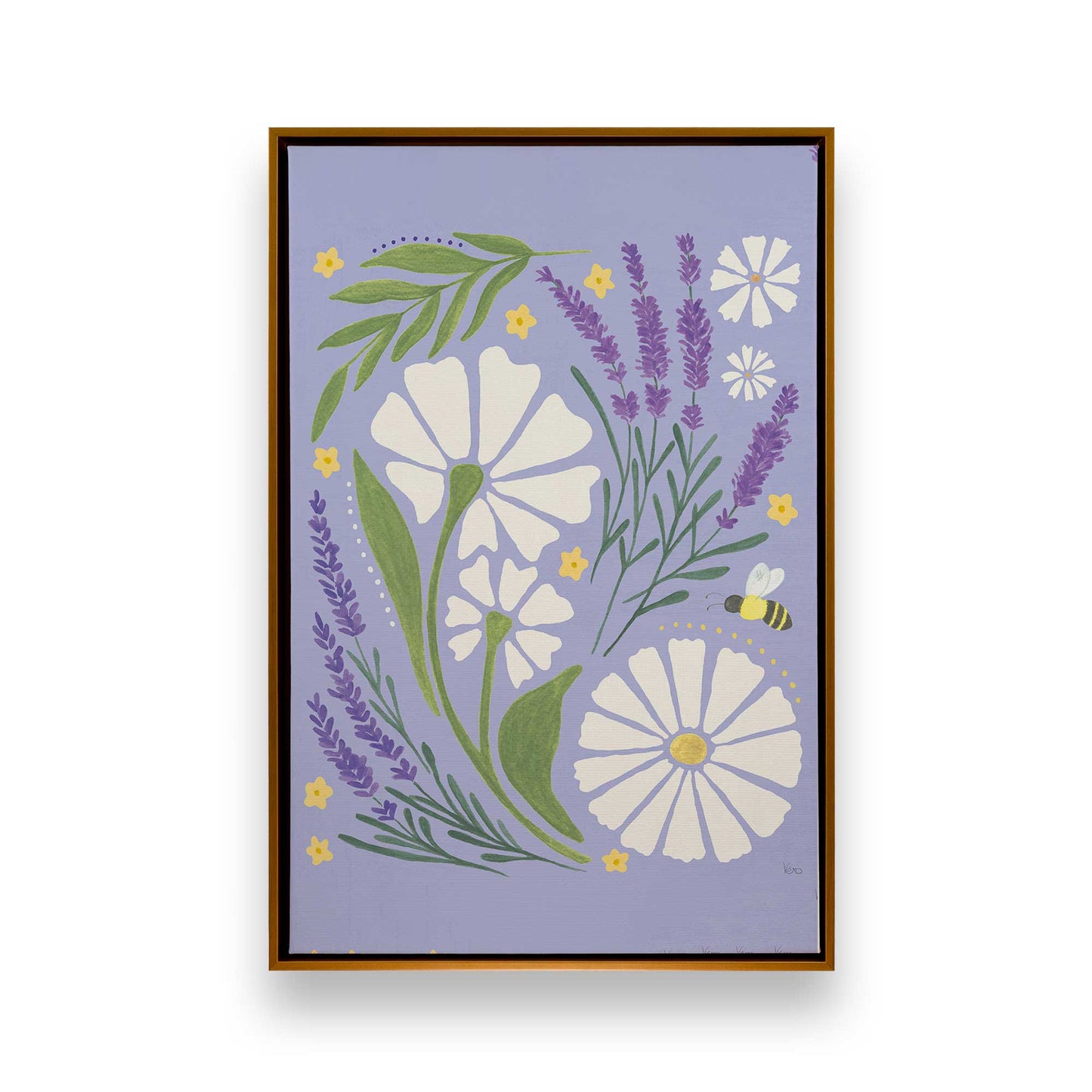 [Color:Polished Gold], Picture of art in a Polished Gold frame