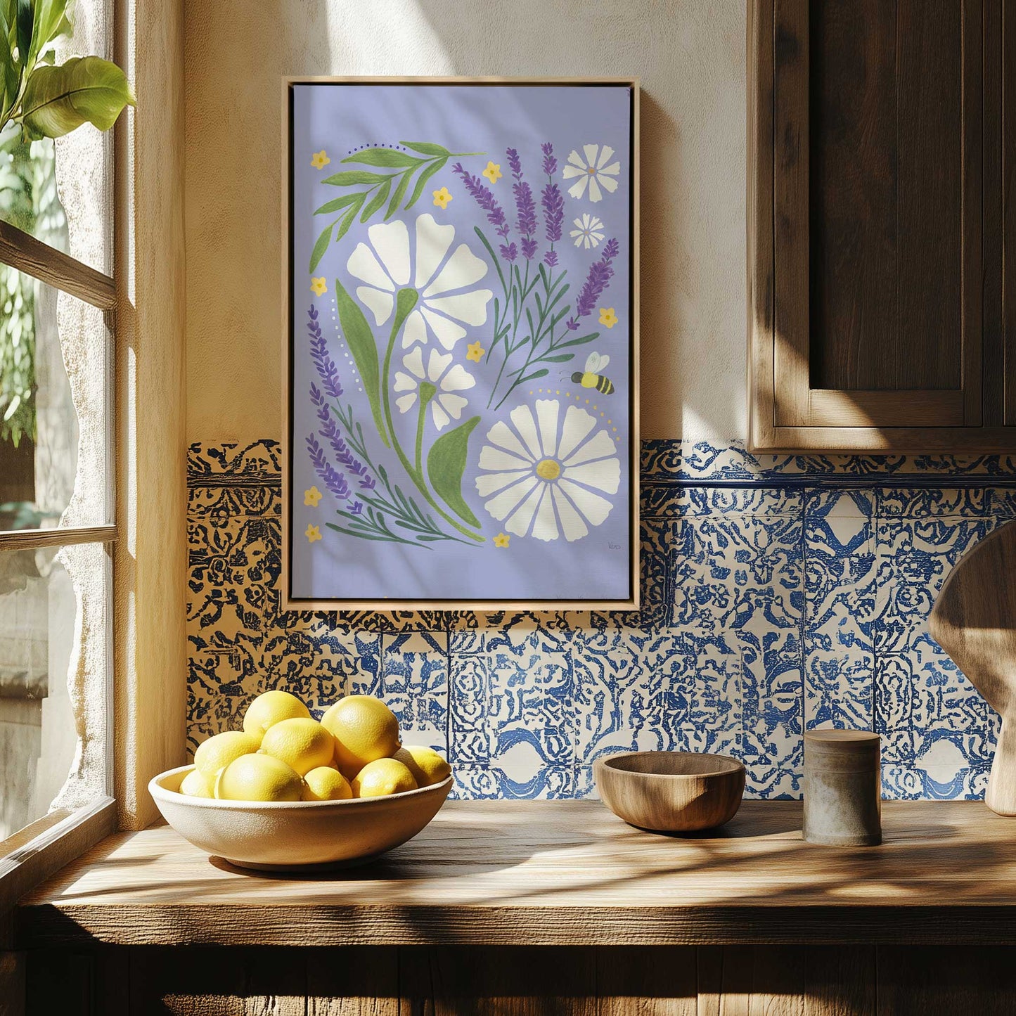 Picture of art in a room