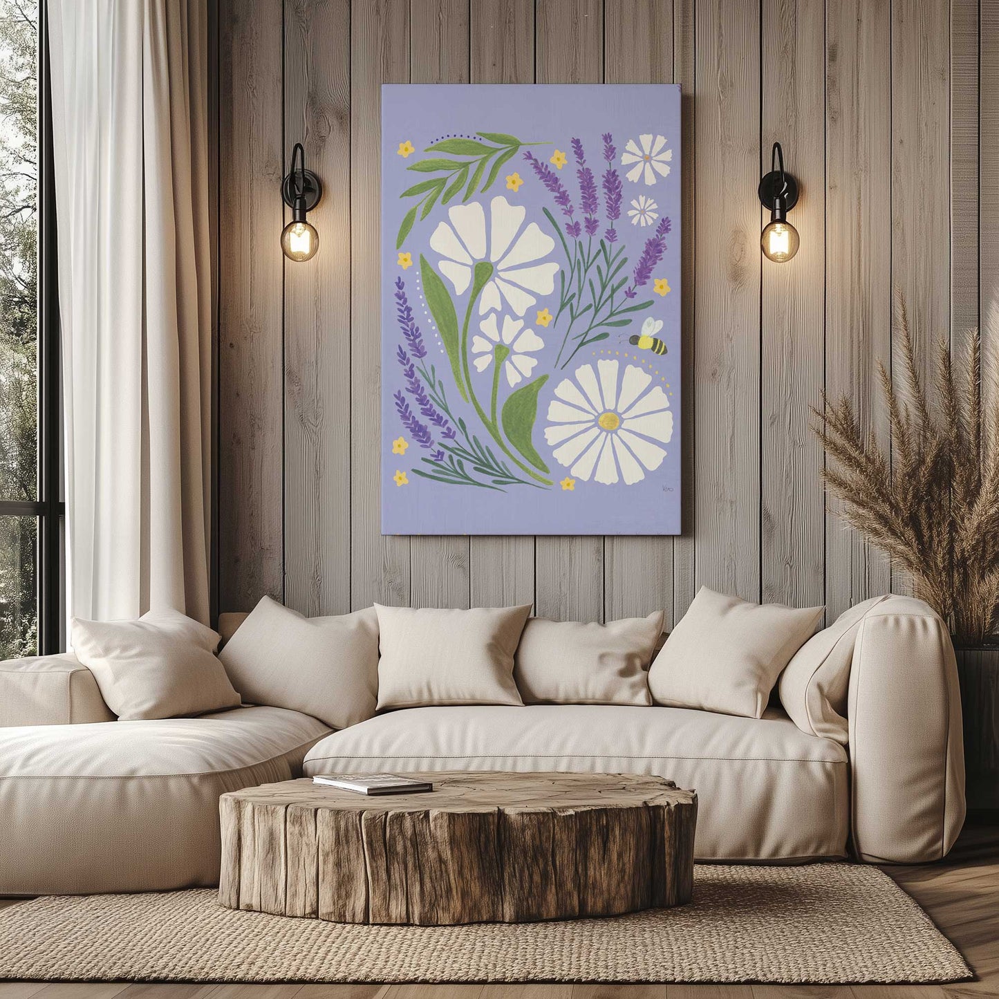 Picture of art in a room