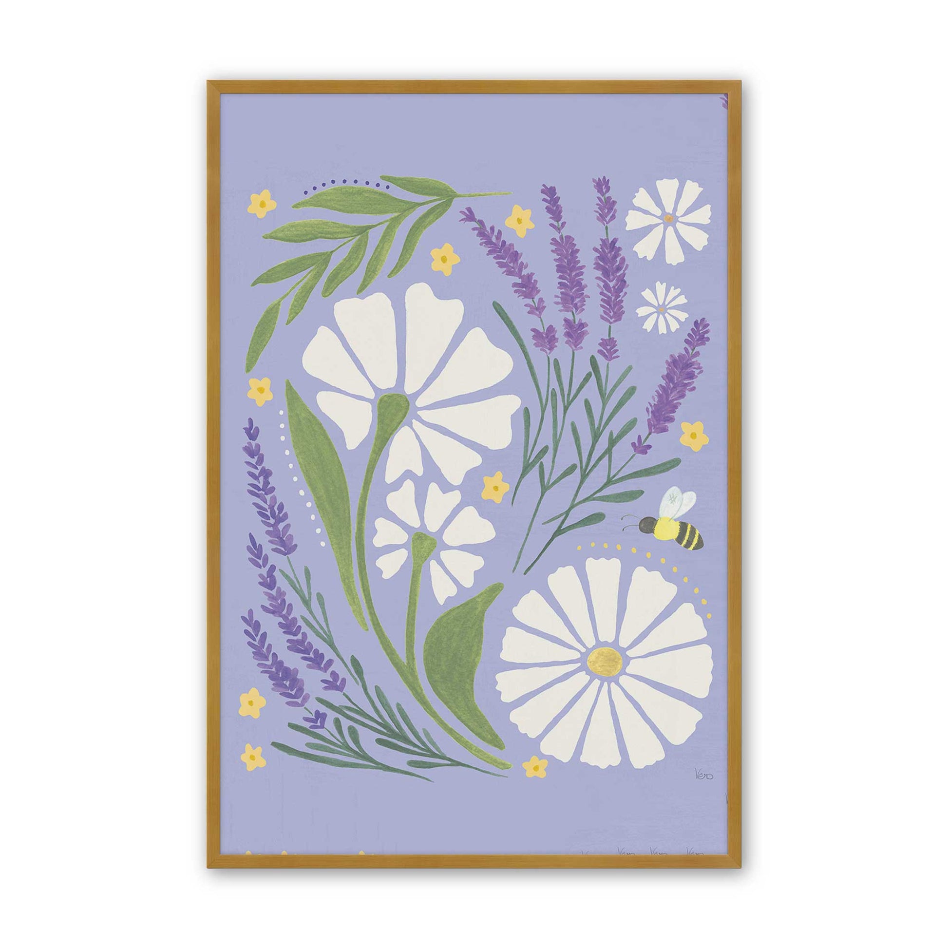 [Color:Polished Gold], Picture of art in a Polished Gold frame