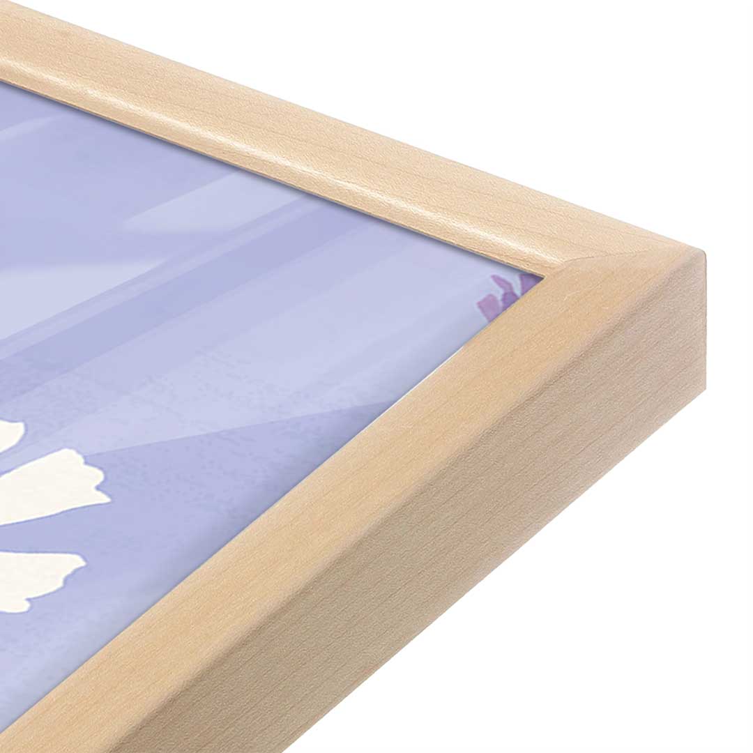 [Color:Raw Maple], Picture of art in a Raw Maple frame at an angle