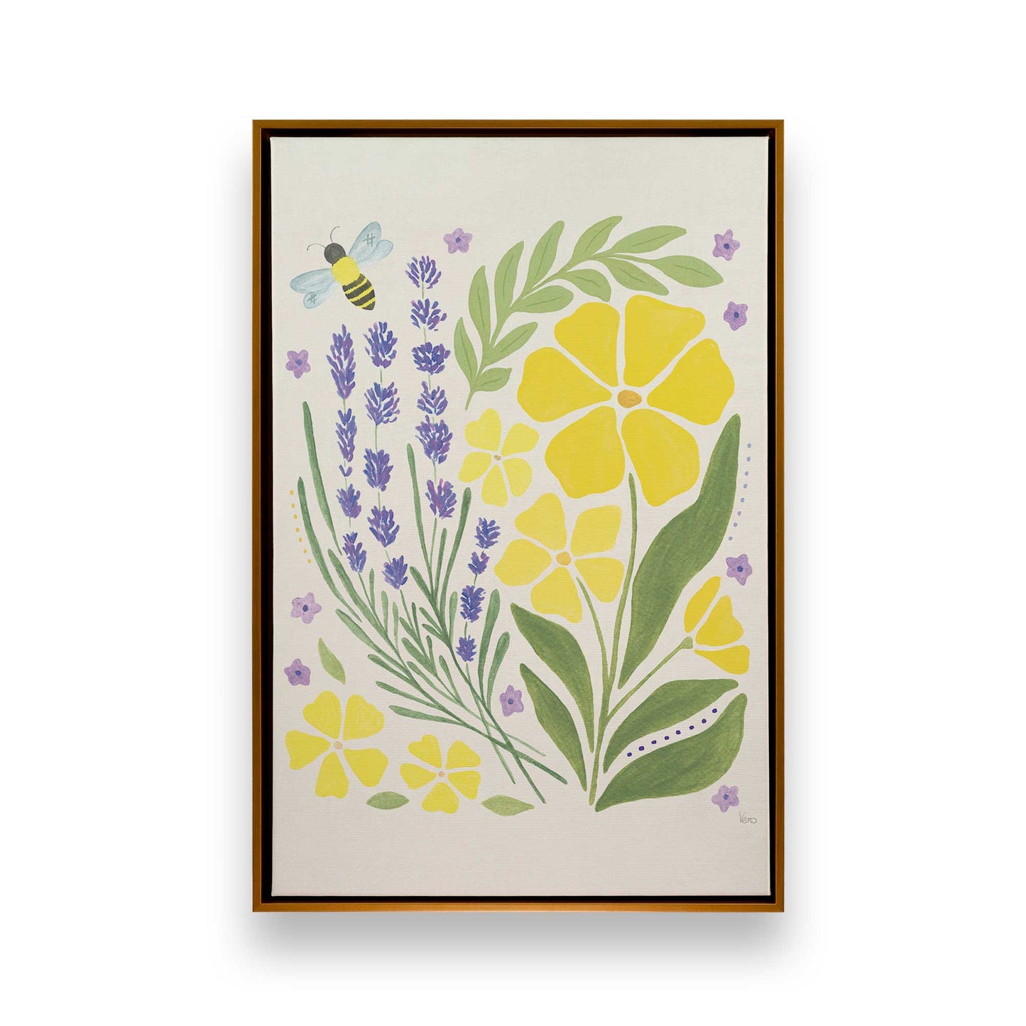 [Color:Polished Gold], Picture of art in a Polished Gold frame