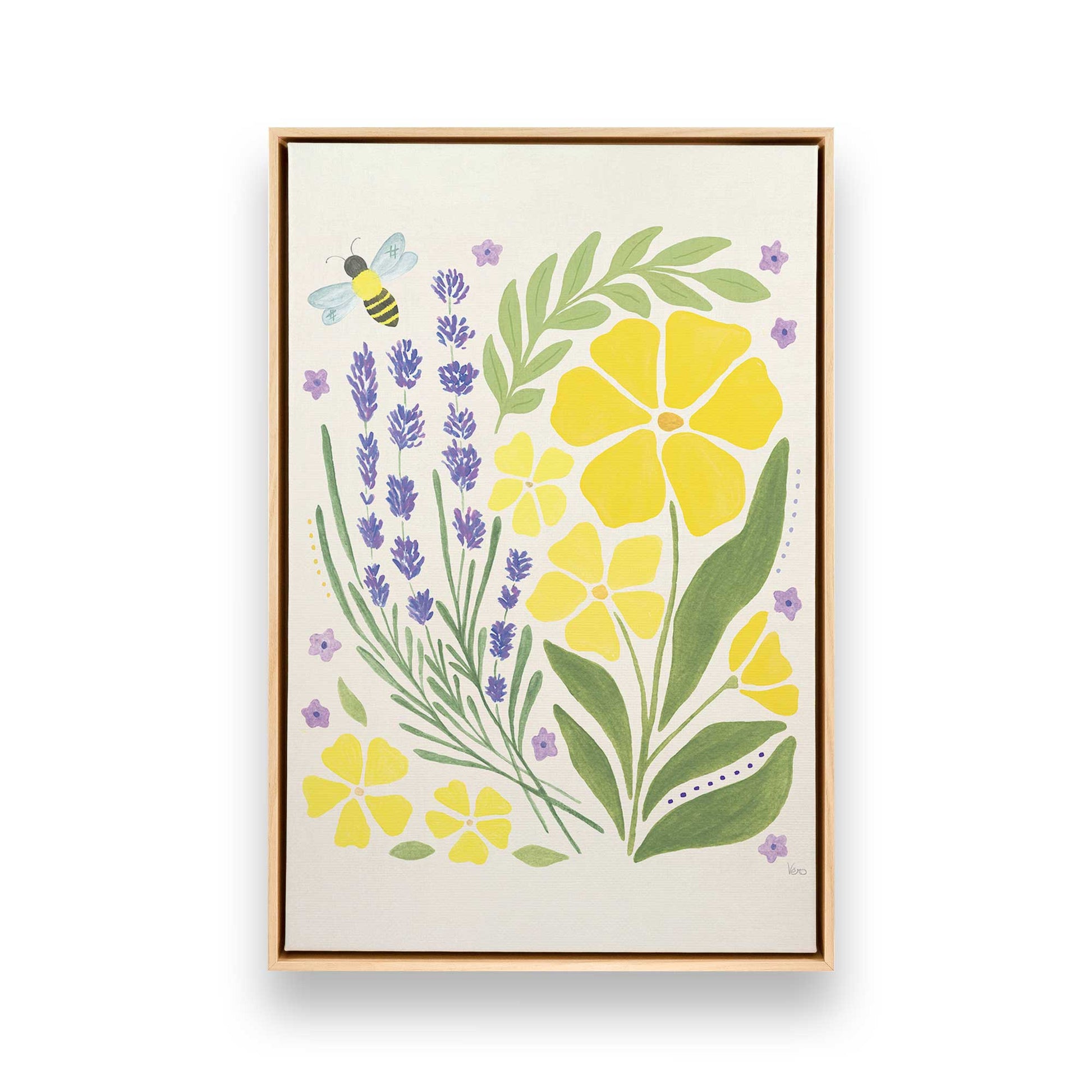 [Color:American Maple], Picture of art in a American Maple frame