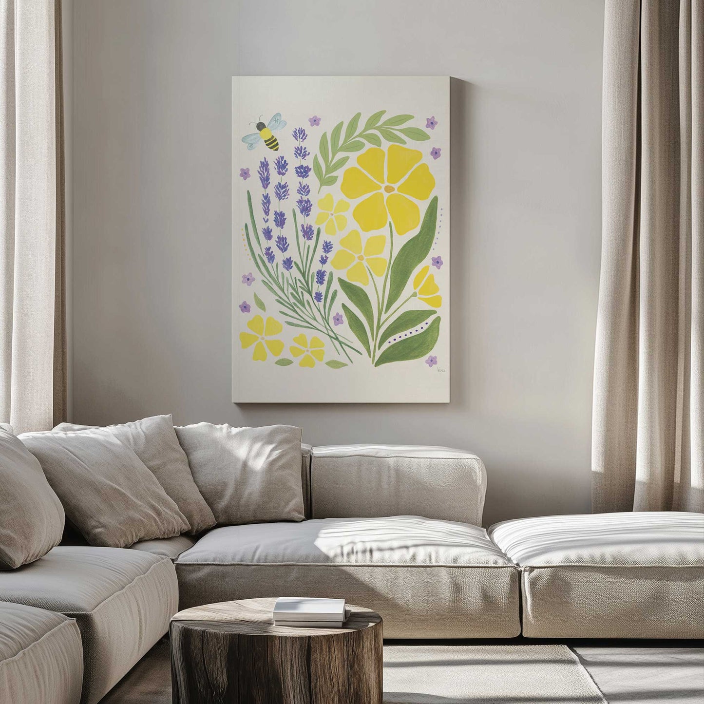 Picture of art in a room