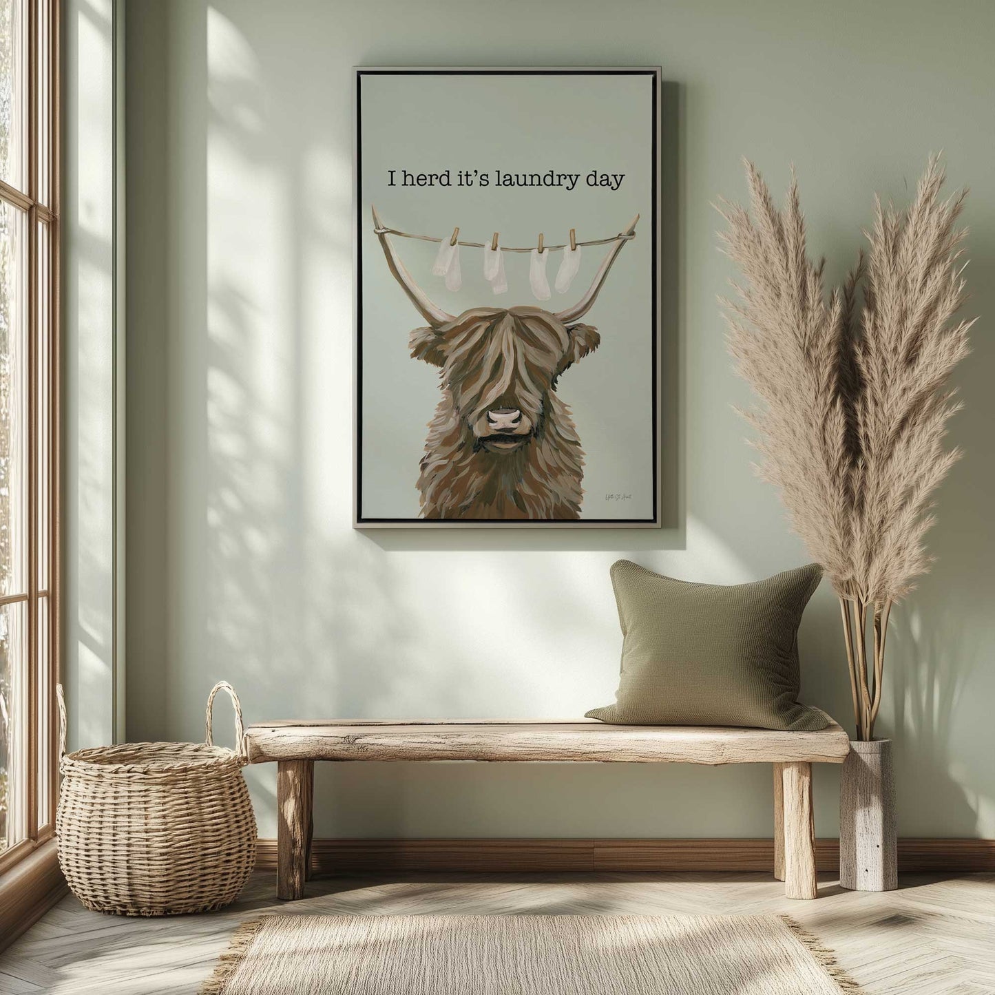 Picture of art in a room