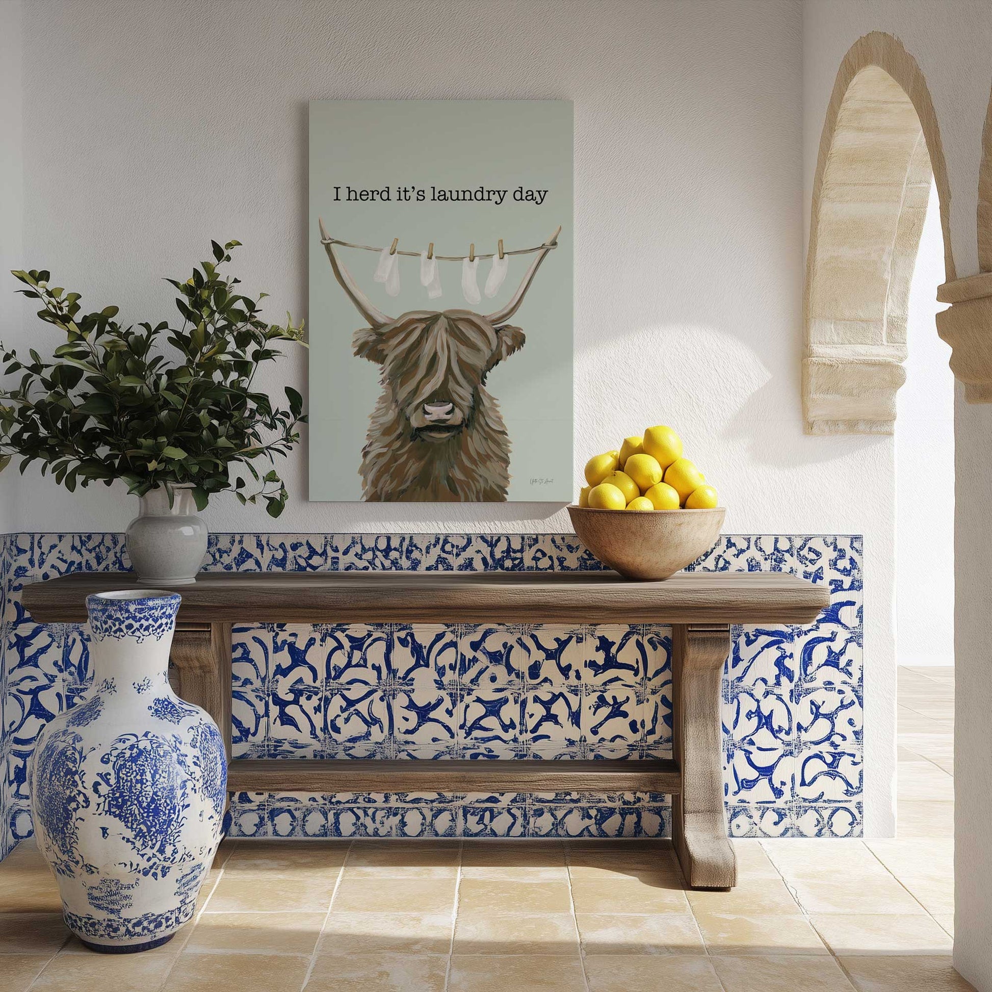 Picture of art in a room