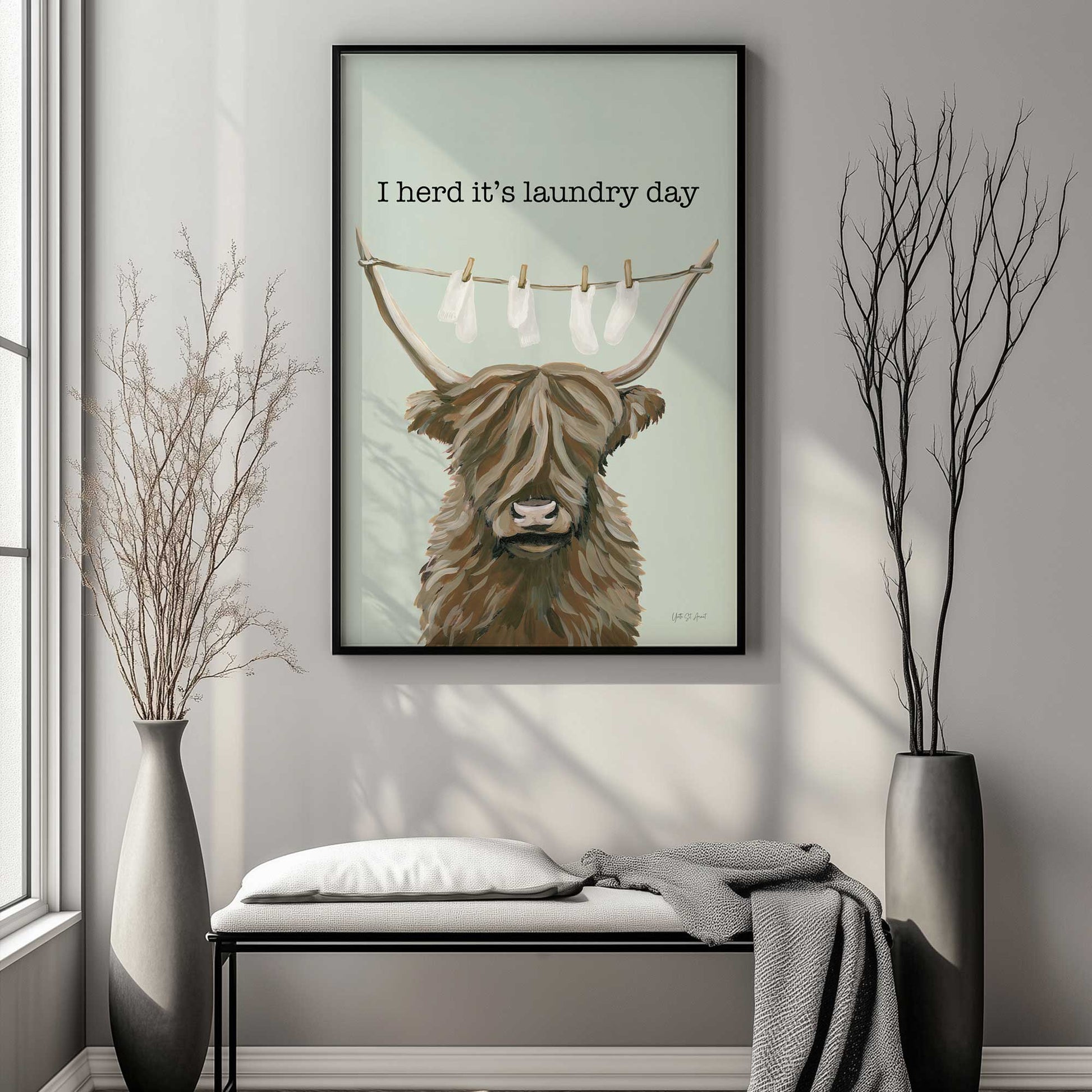 [SPECIAL],[LIFESTYLE], Picture of art hanging in a room