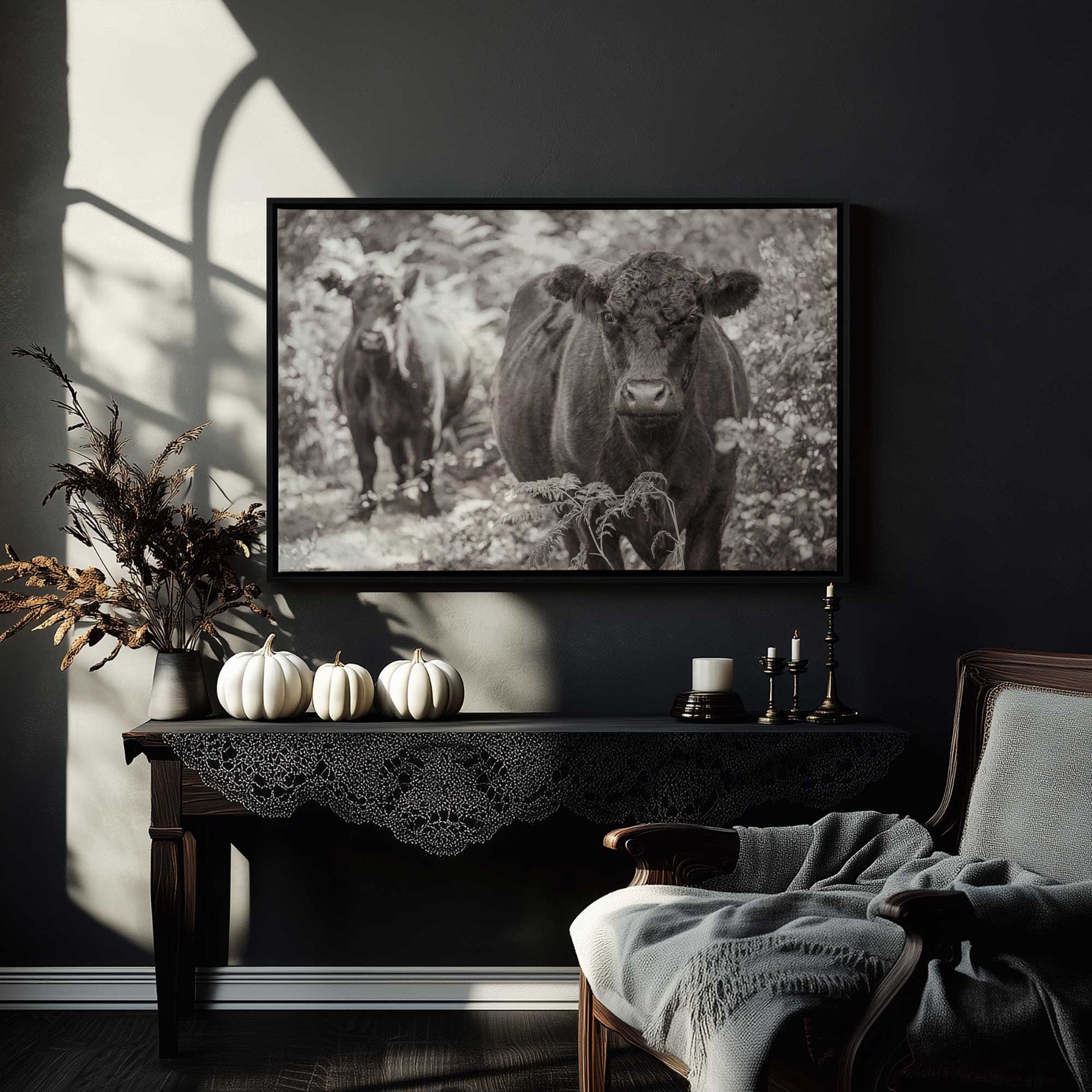 Picture of art in a room