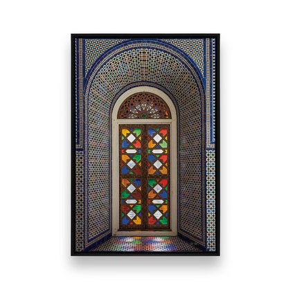 [Color:Satin Black], Picture of art in a Satin Black frame