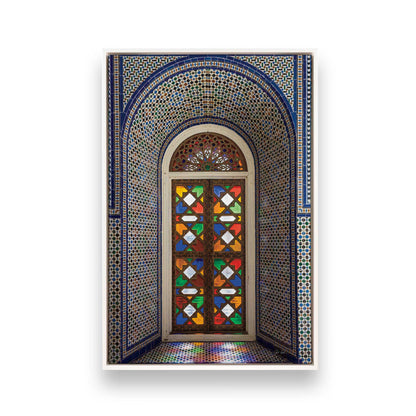 [Color:Opaque White], Picture of art in a White frame