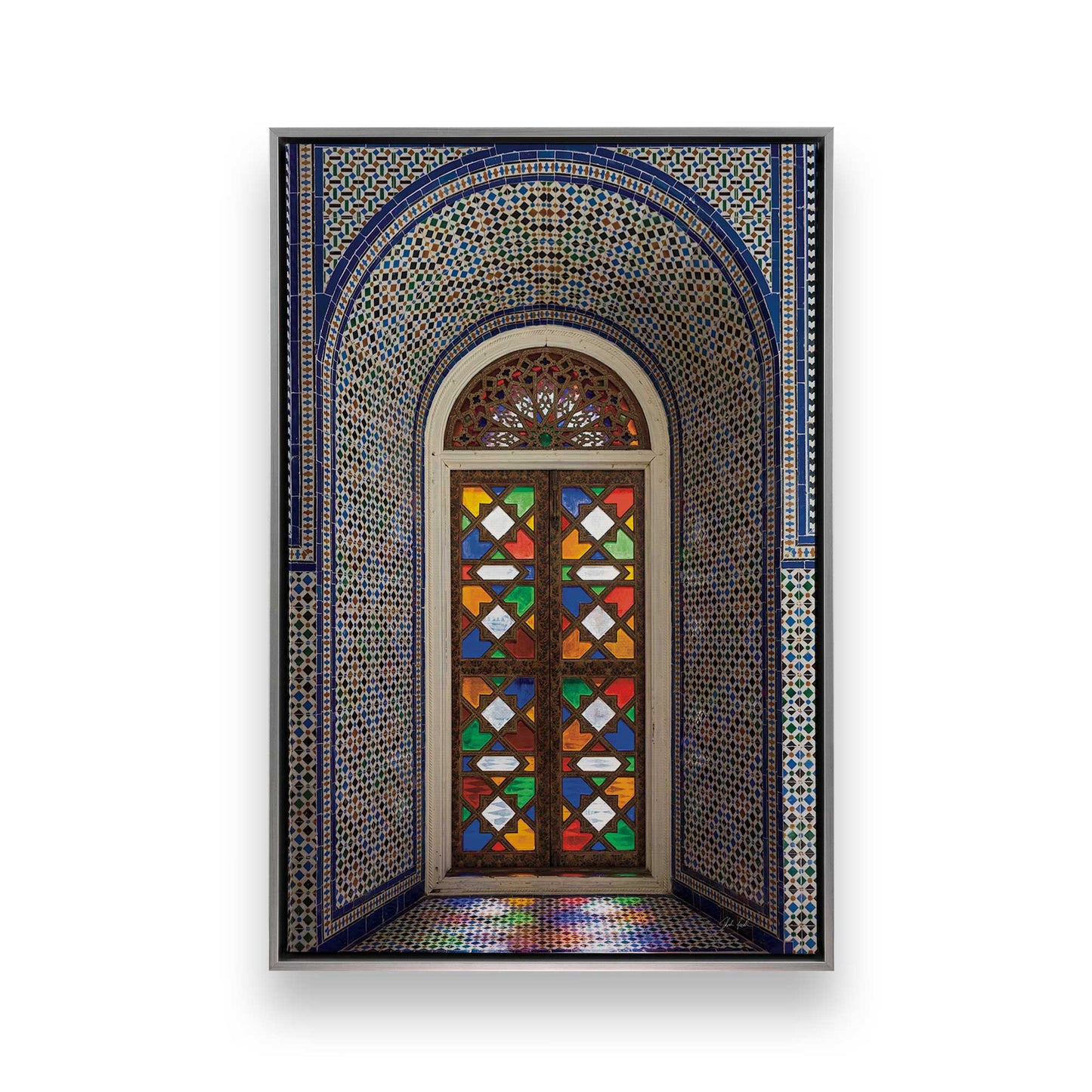 [Color:Polished Chrome], Picture of art in a Polished Chrome frame