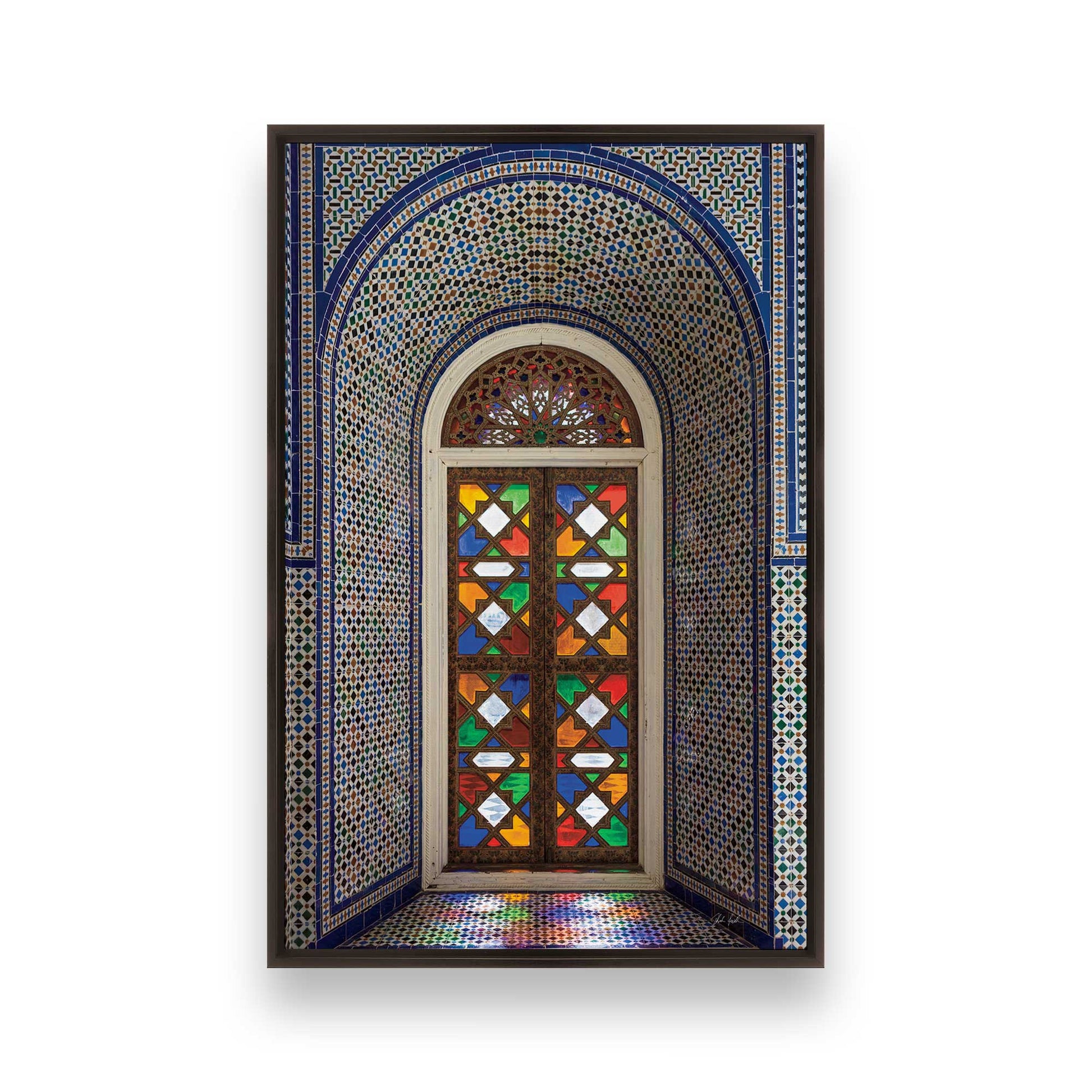 [Color:Espresso], Picture of art in a Espresso frame