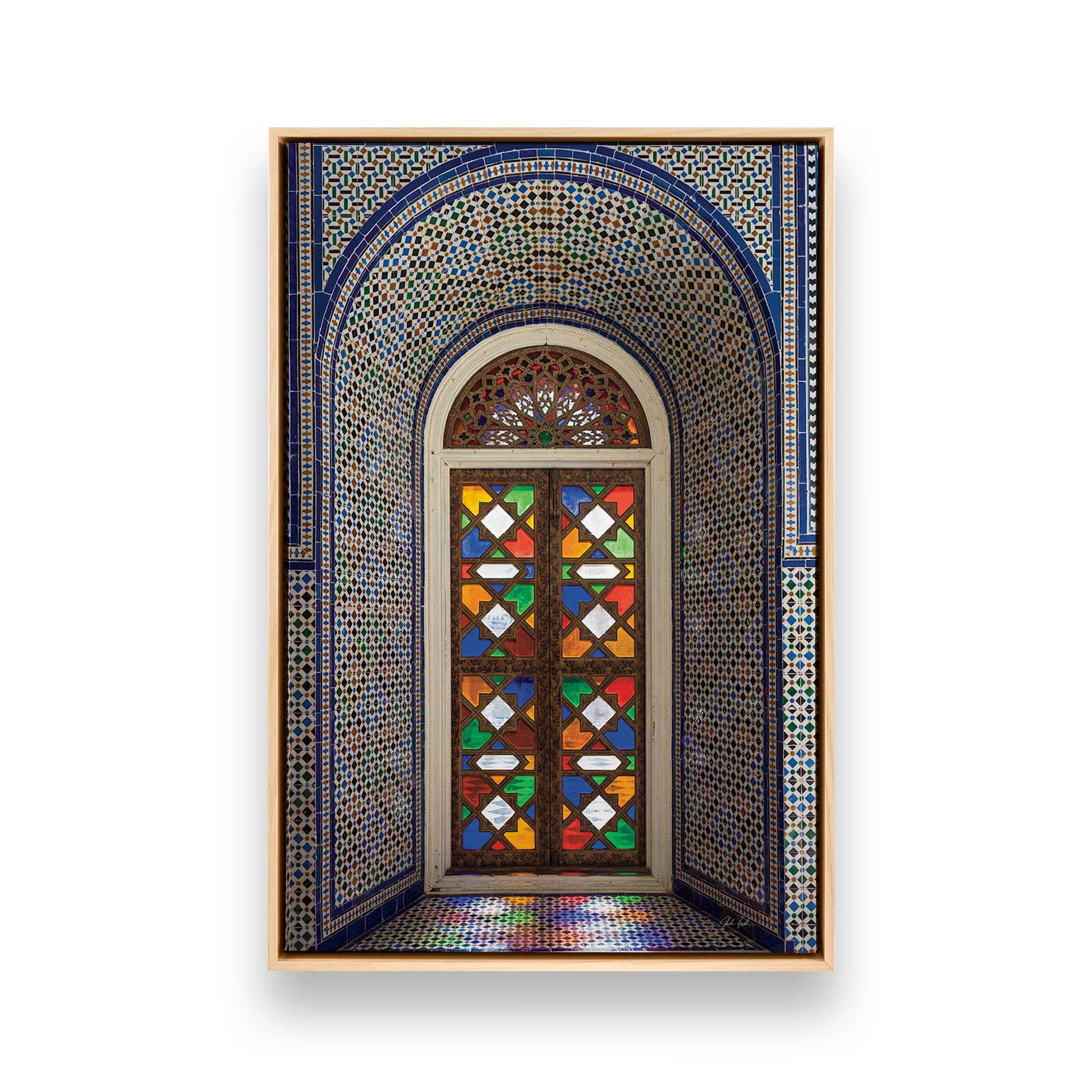 [Color:American Maple], Picture of art in a American Maple frame