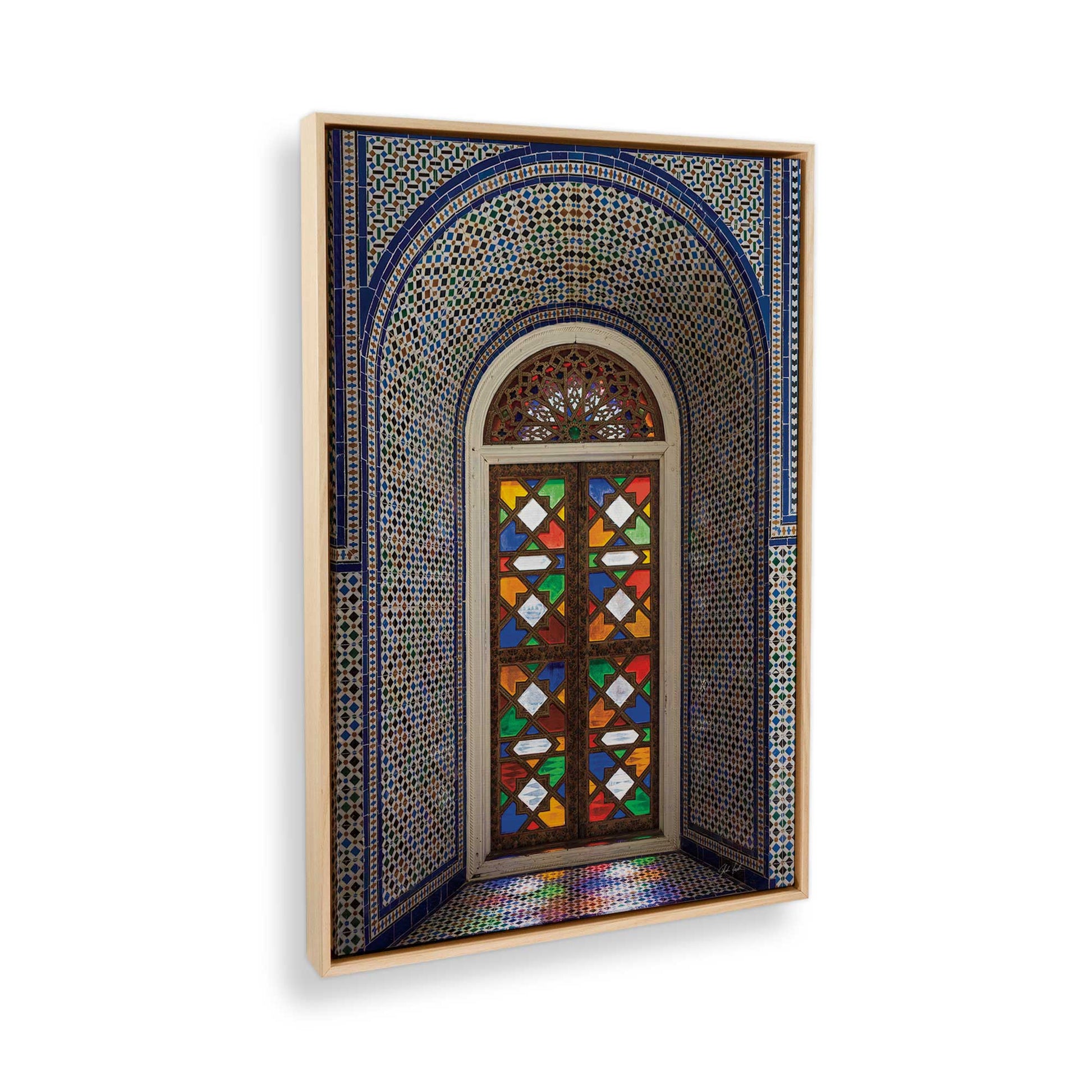 [Color:American Maple], Picture of the corner of the art